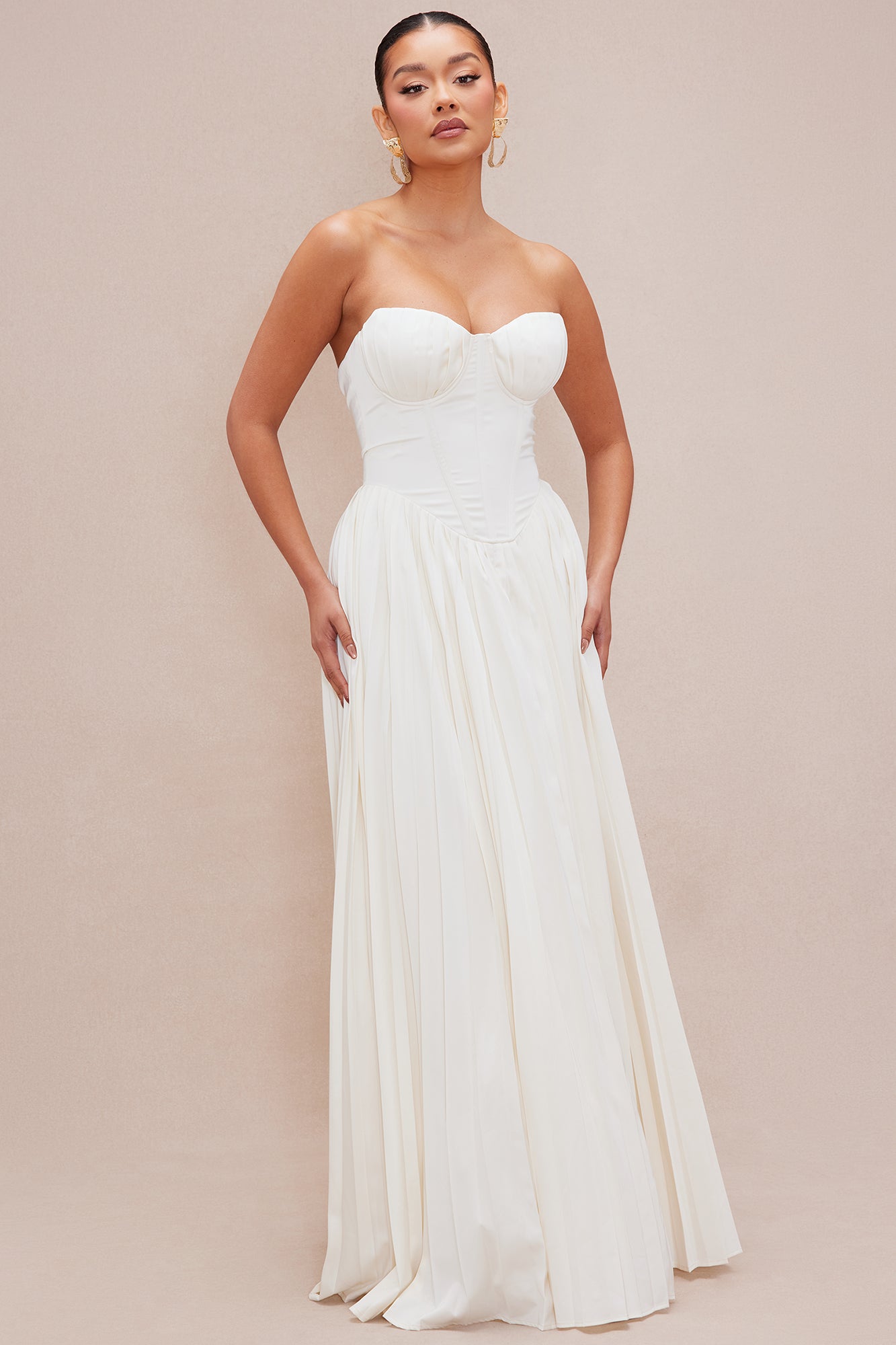Addison Satin Gown