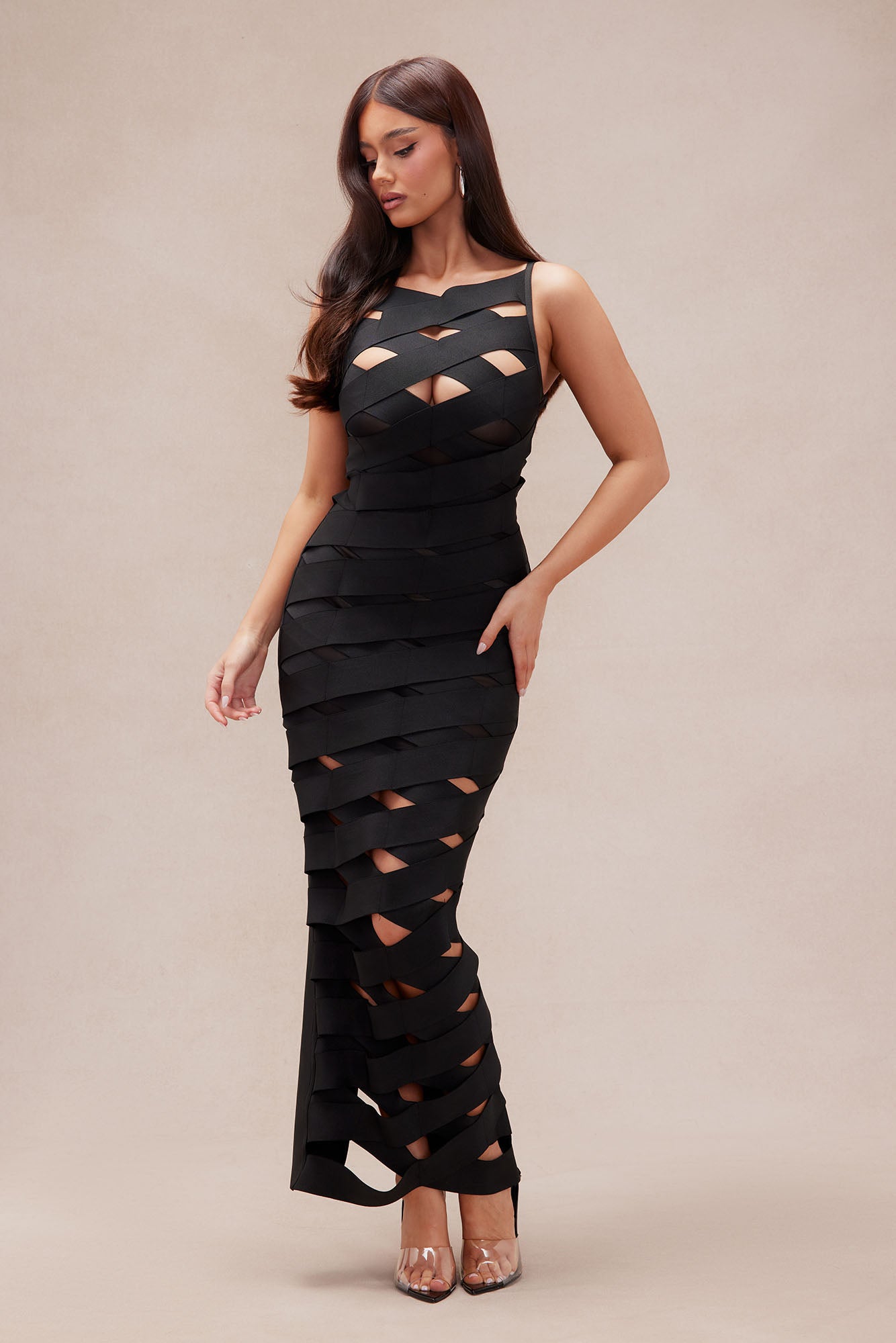 Brianna Bandage Maxi Dress