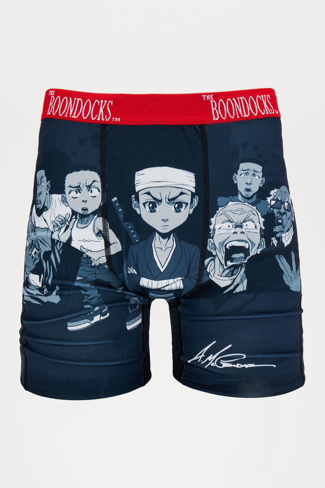 The Boondocks Greyscale Boxer Brief