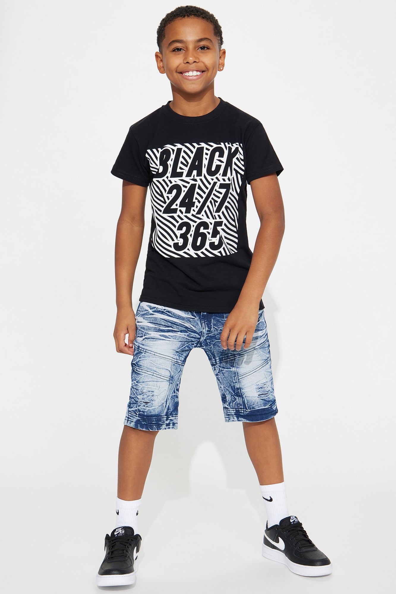 Mini Water Splash Moto Skinny Short