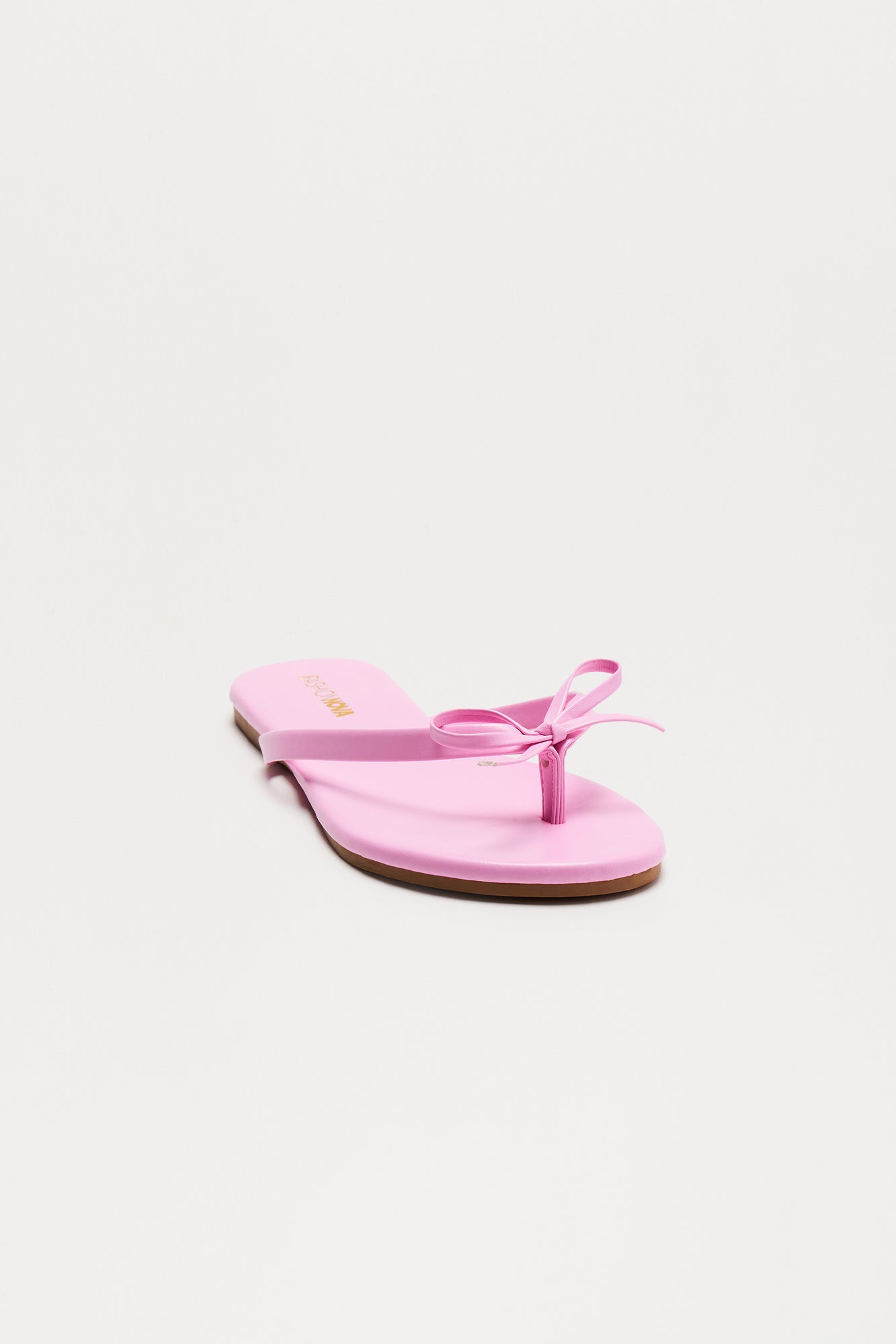 Coral Bow Flip Flops