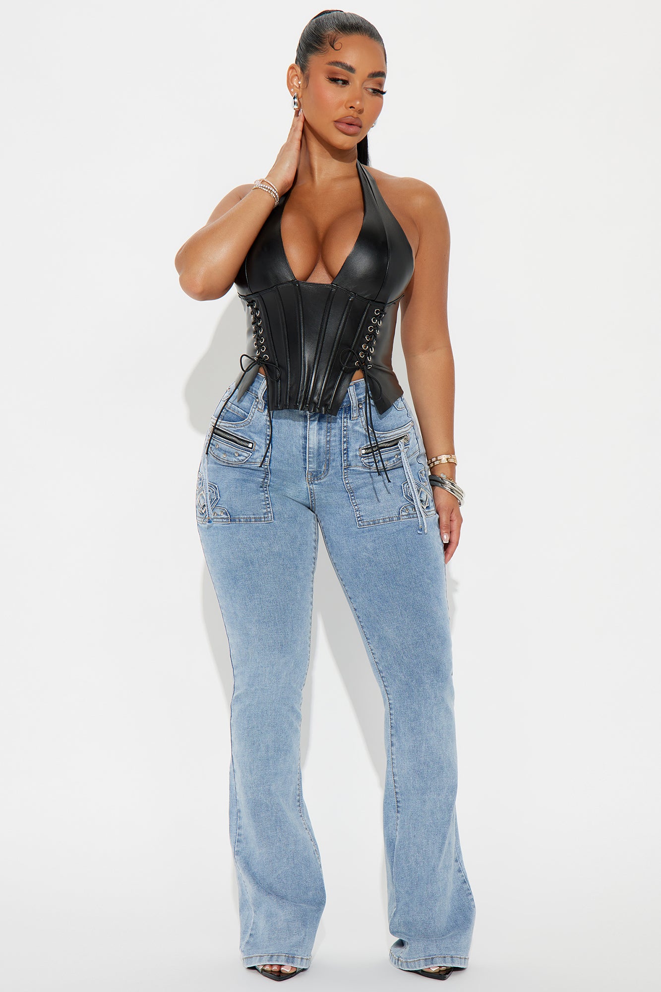 Get Through It Stretch Bootcut Jeans
