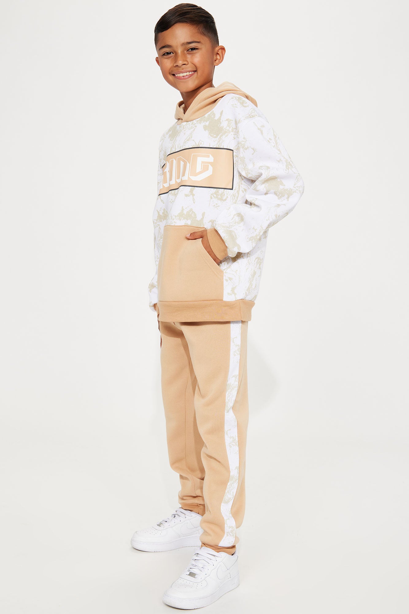 Mini Kingdom Business Fleece Jogger Set