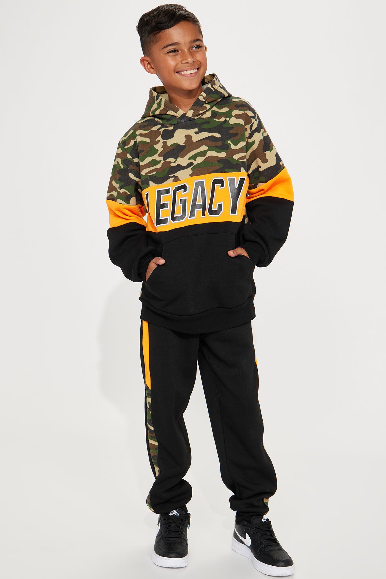 Mini Building My Legacy Fleece Jogger Set