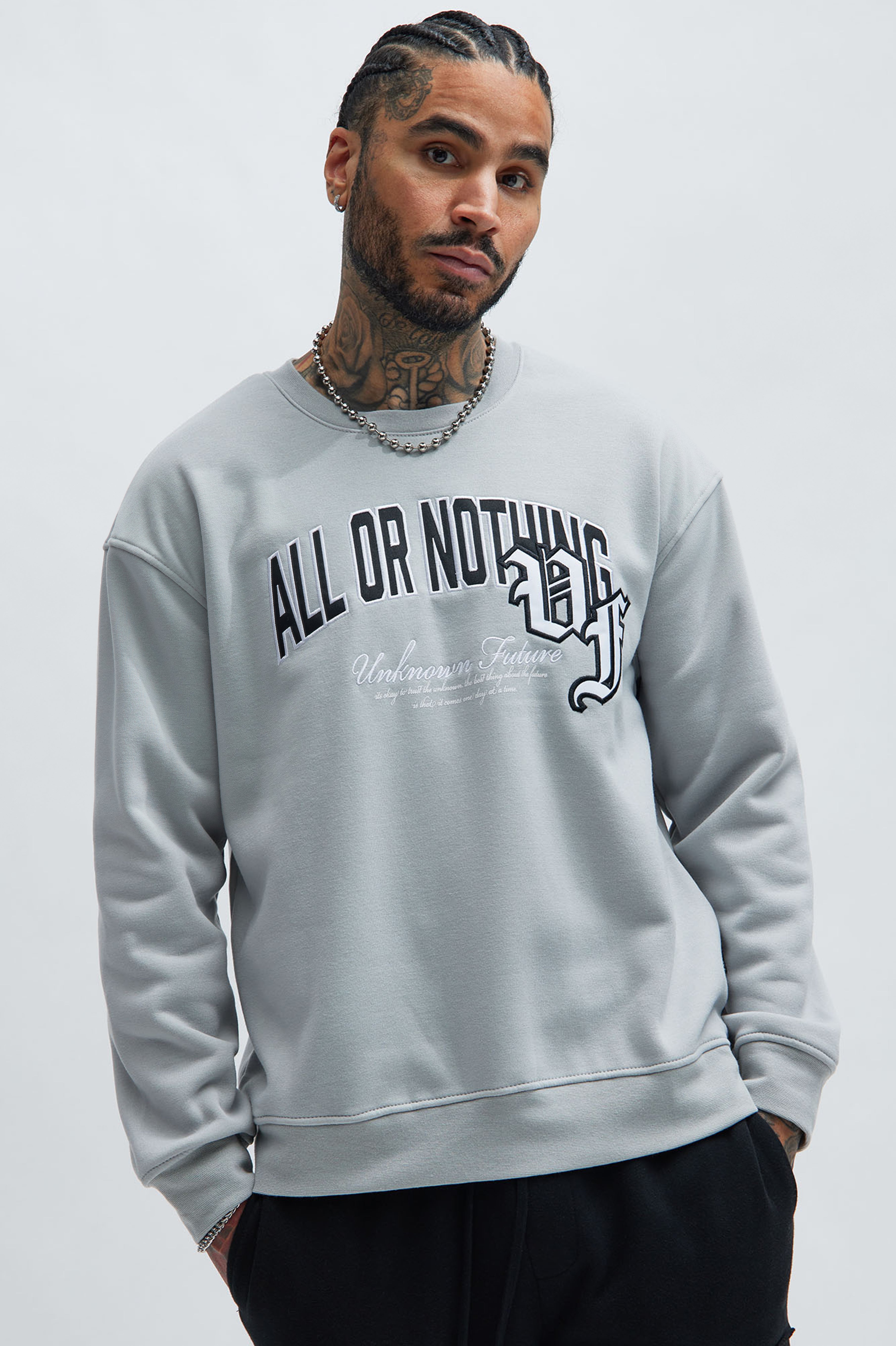 All Or Nothing Crew Neck Sweatshirt