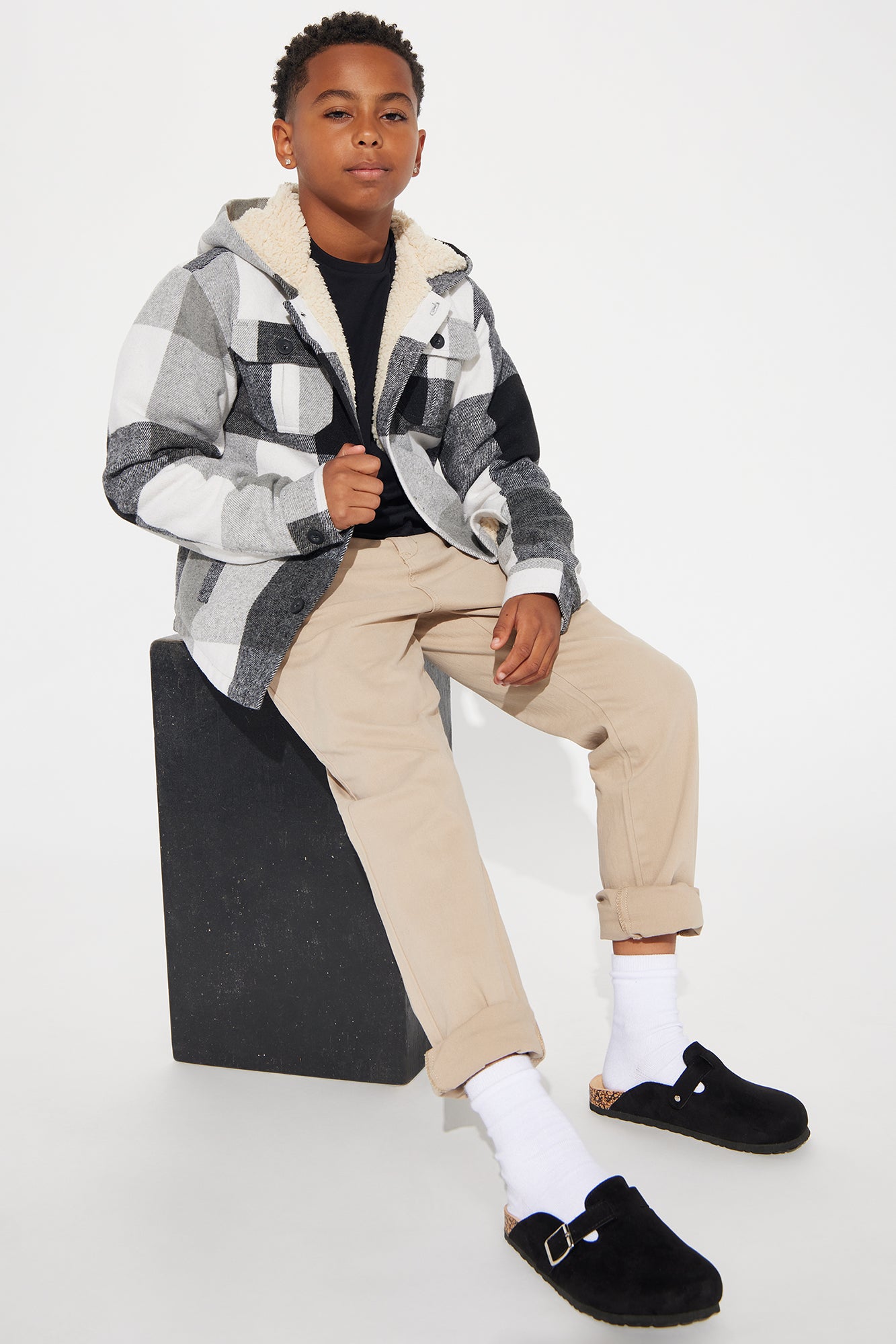 Mini Bless Up Sherpa Lined Flannel Jacket