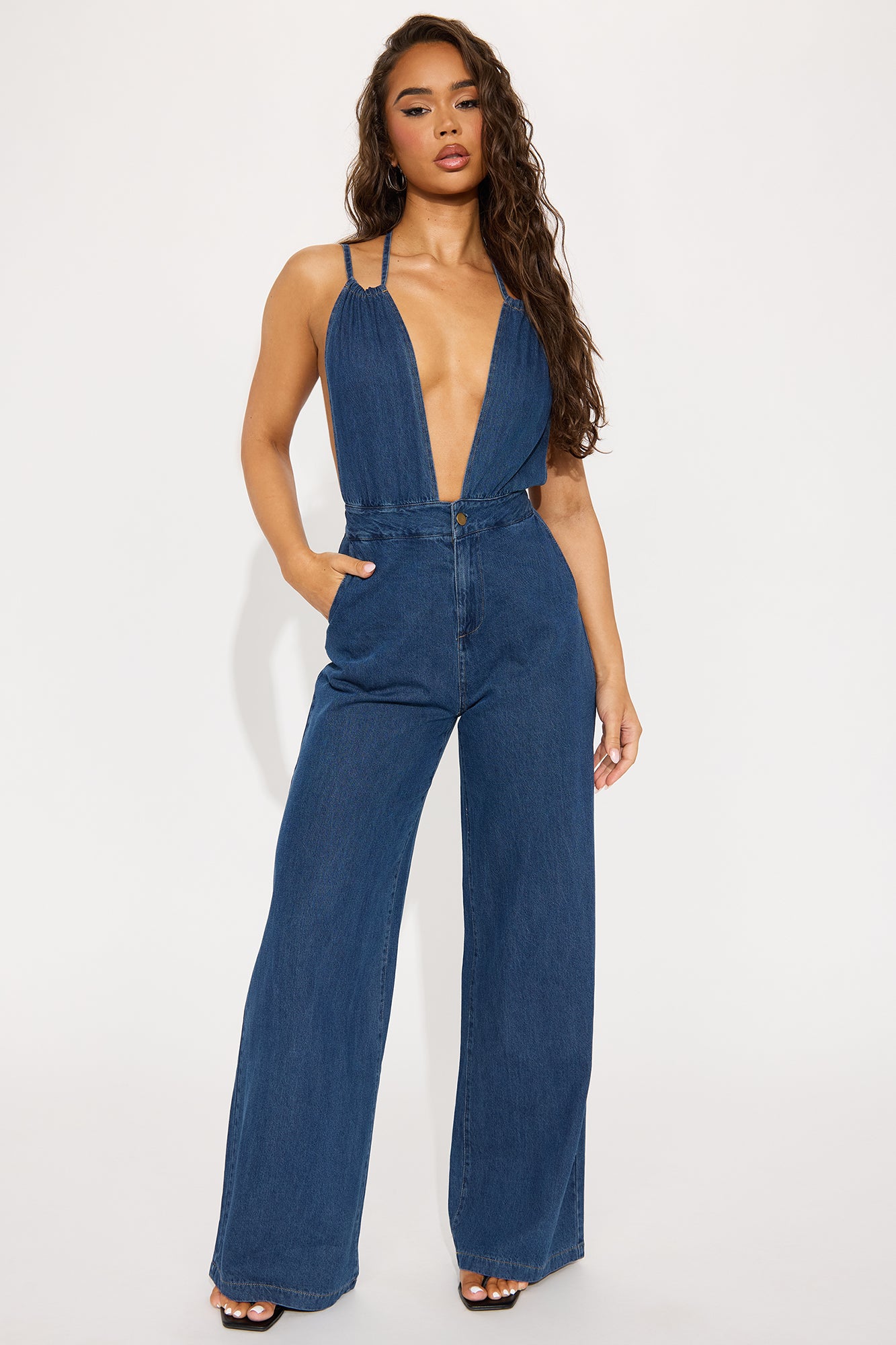 Always A Statement Denim Jumpsuit
