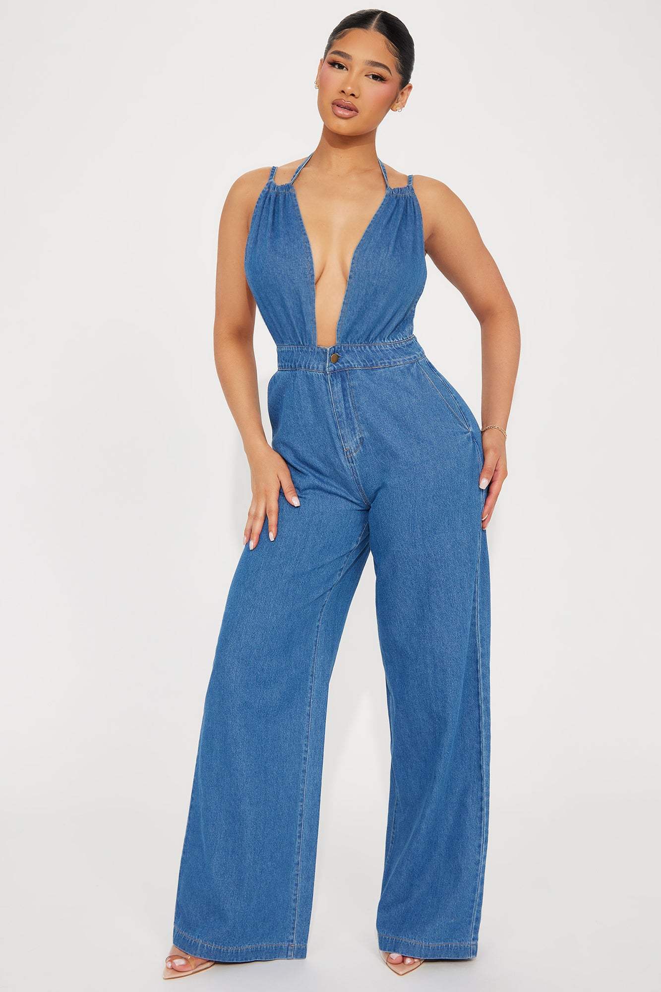 Always A Statement Denim Jumpsuit