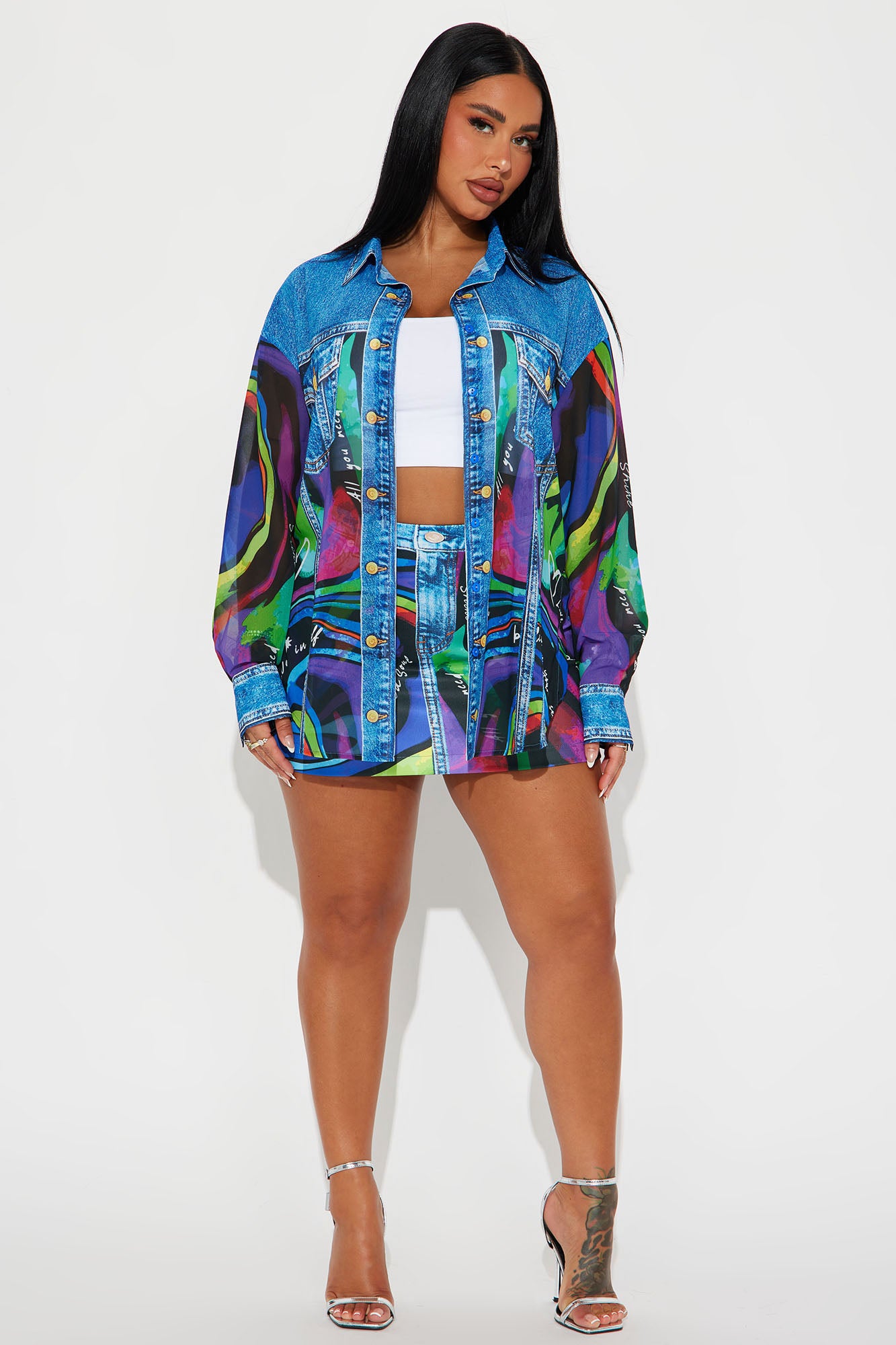 Colorful Journey Skirt Set