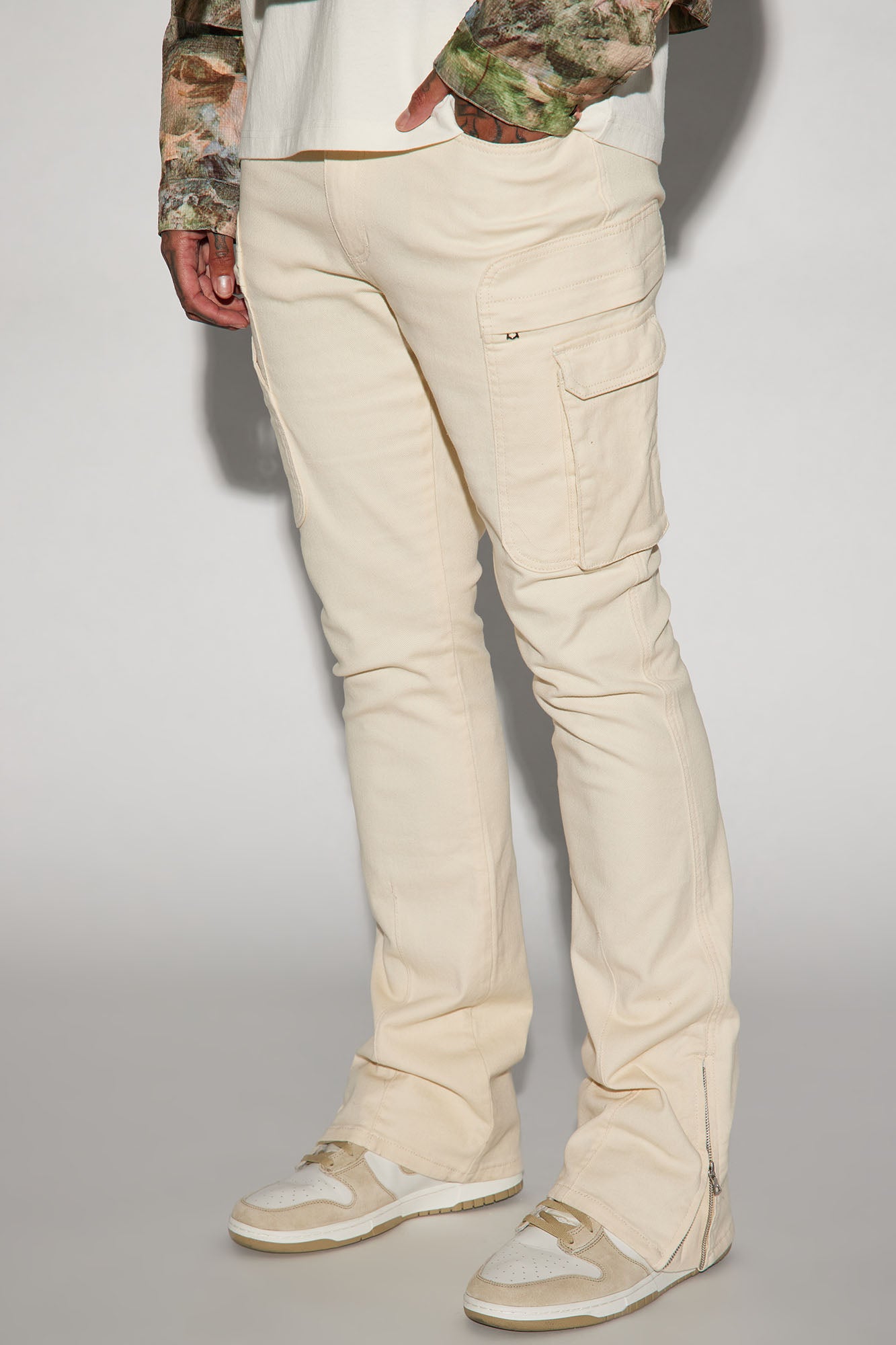 On A Good One Stacked Skinny Flare Jeans
