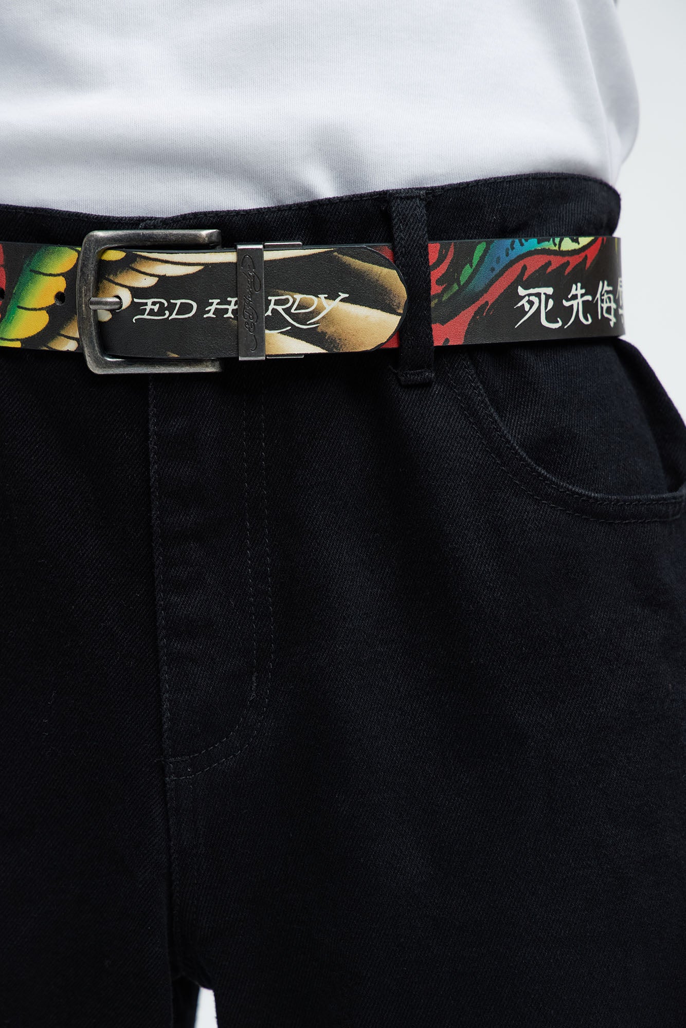 Ed Hardy Dragon & Tiger Belt