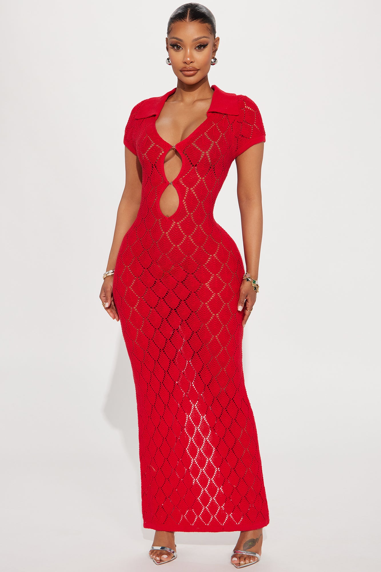 Dream Vacation Crochet Maxi Dress