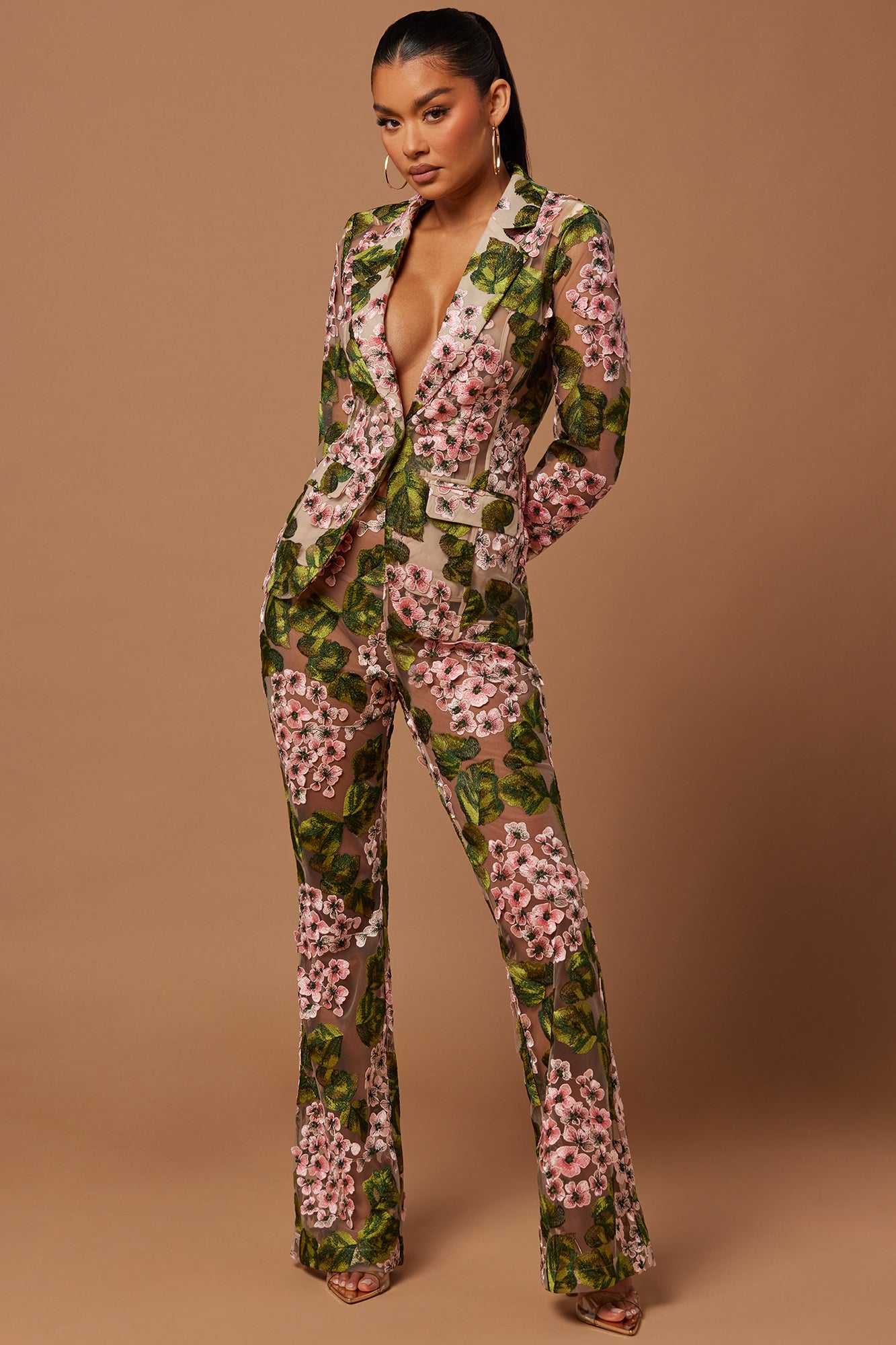 Elodie Floral Embroidered Pant