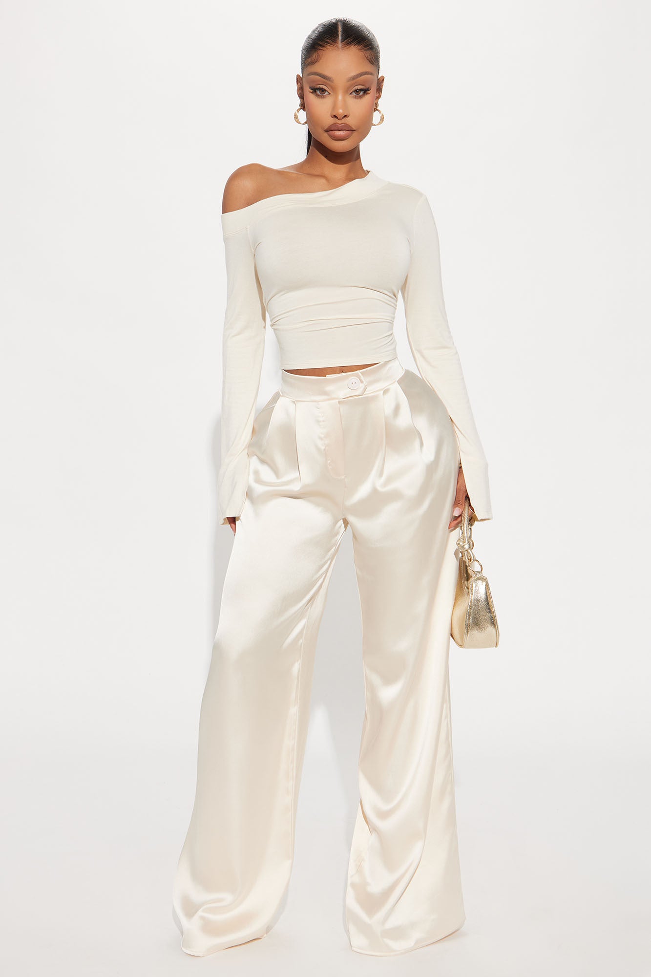 Tone It Down Satin Trouser