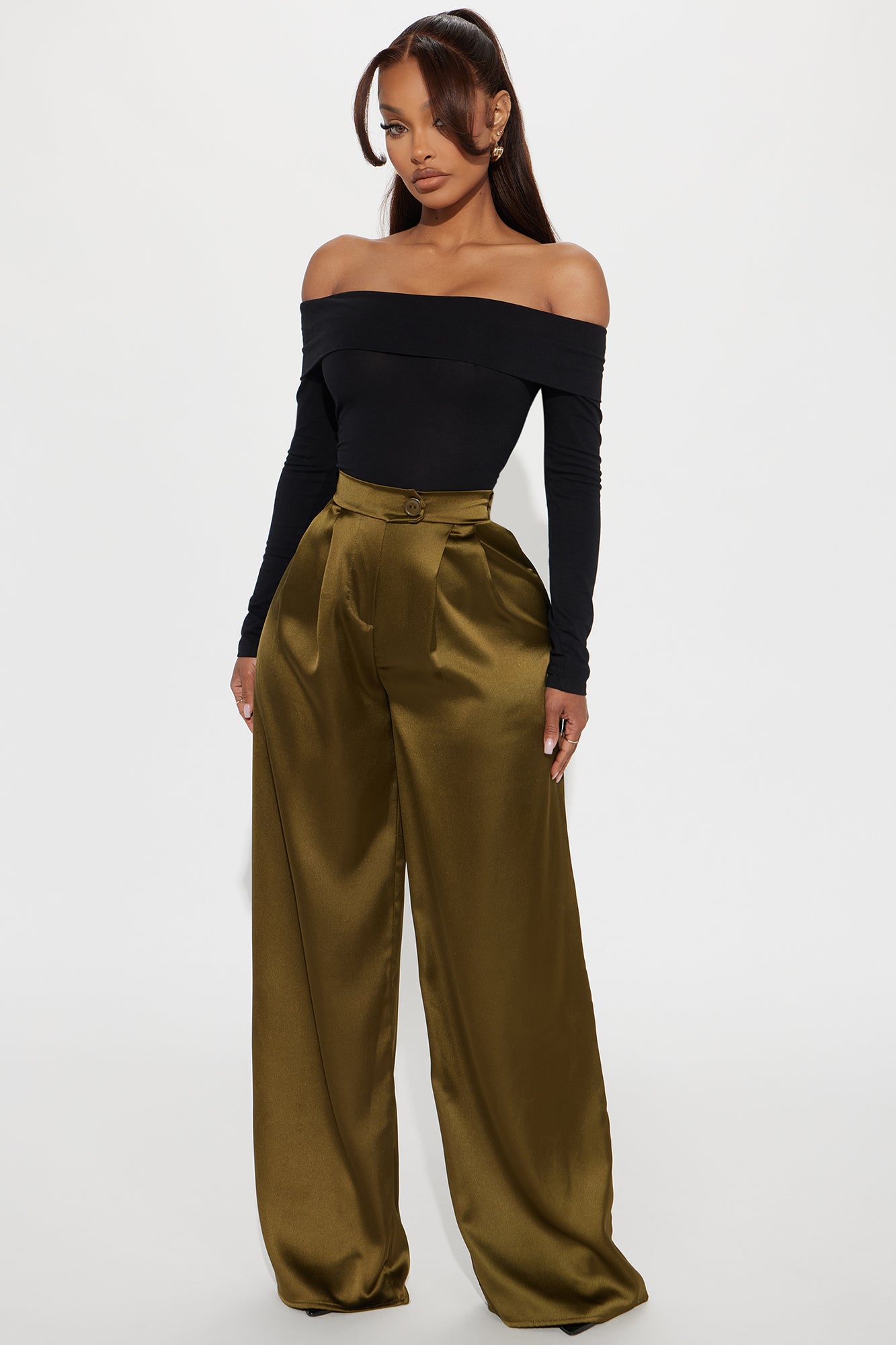 Tone It Down Satin Trouser