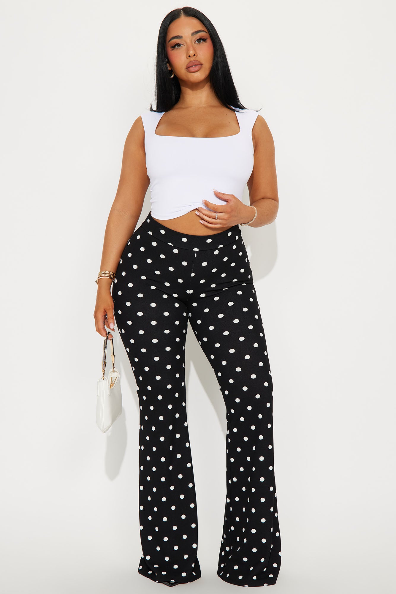 Romantic Affair Polka Dot Flare Pant