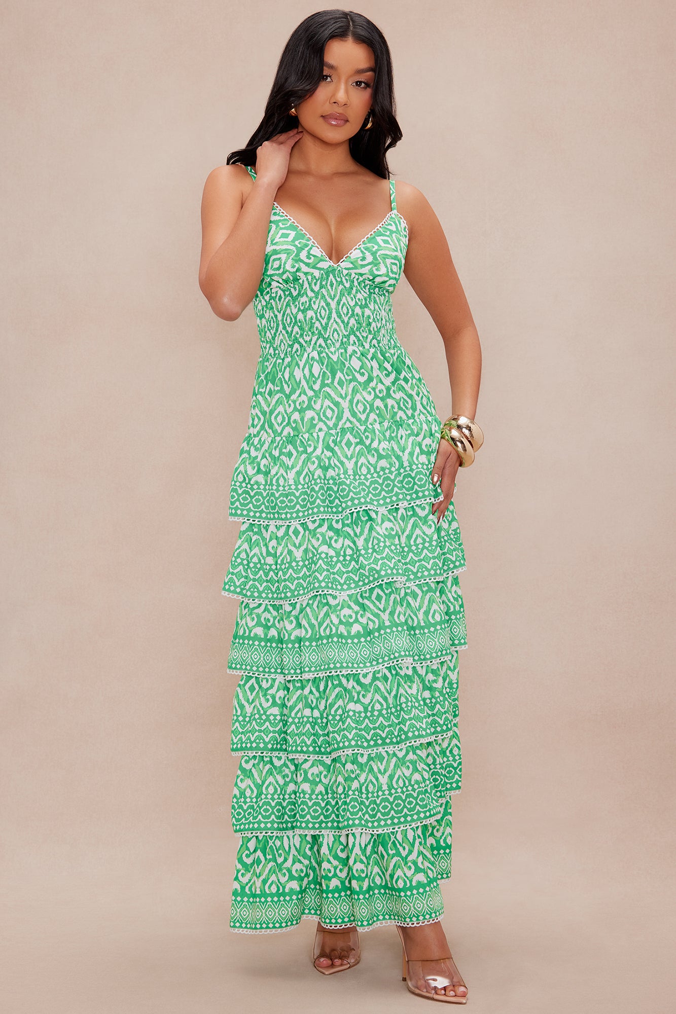 Natalie Tiered Maxi Dress
