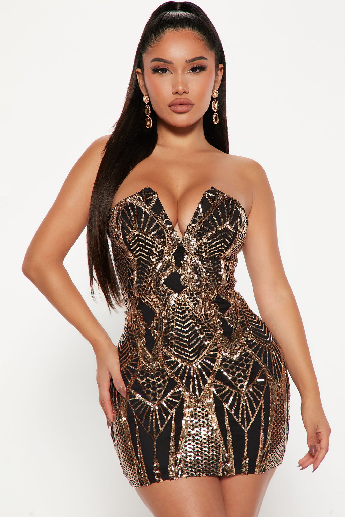 Night Party Sequin Mini Dress