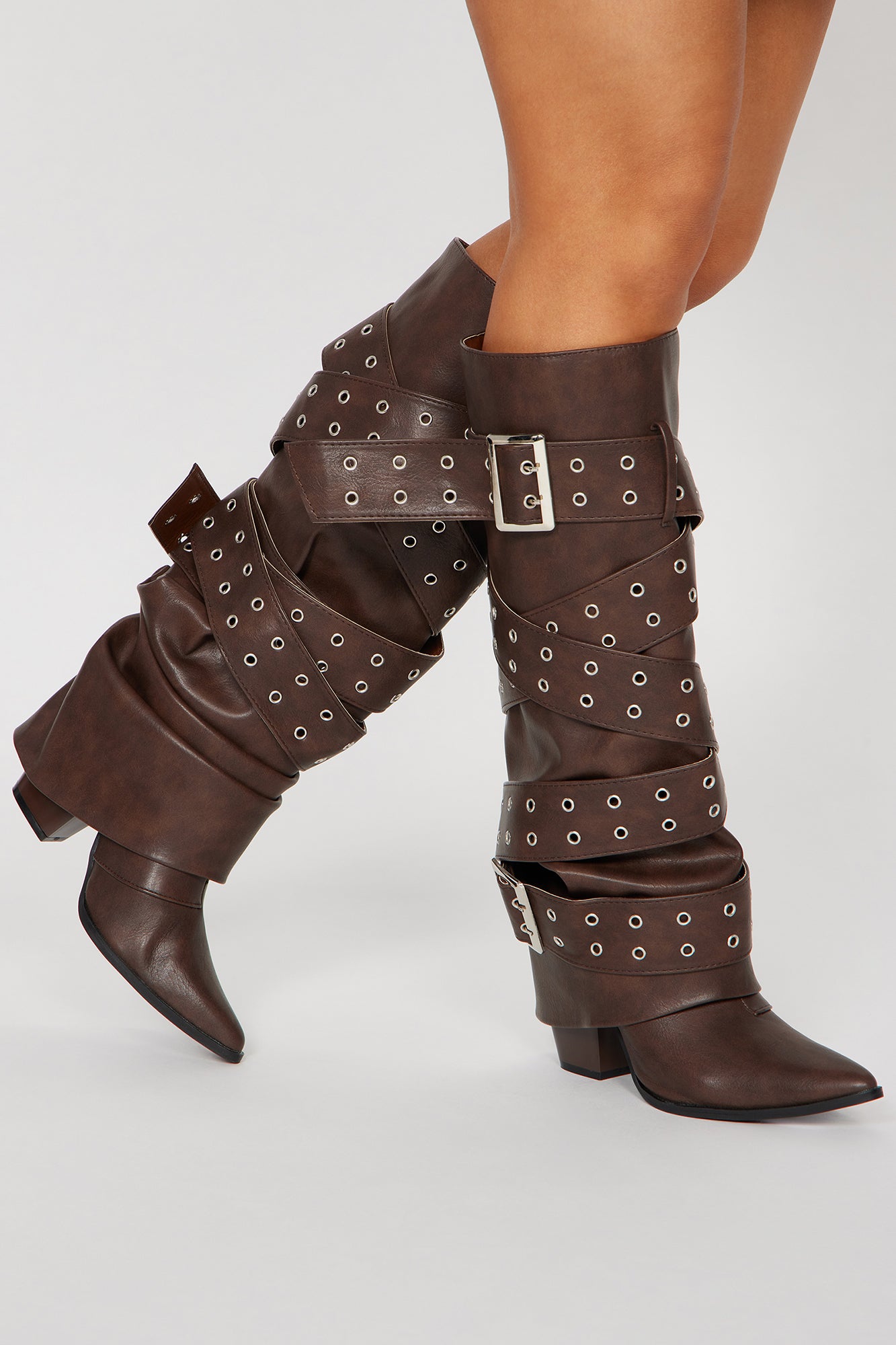Tie You Down Overlay Boots