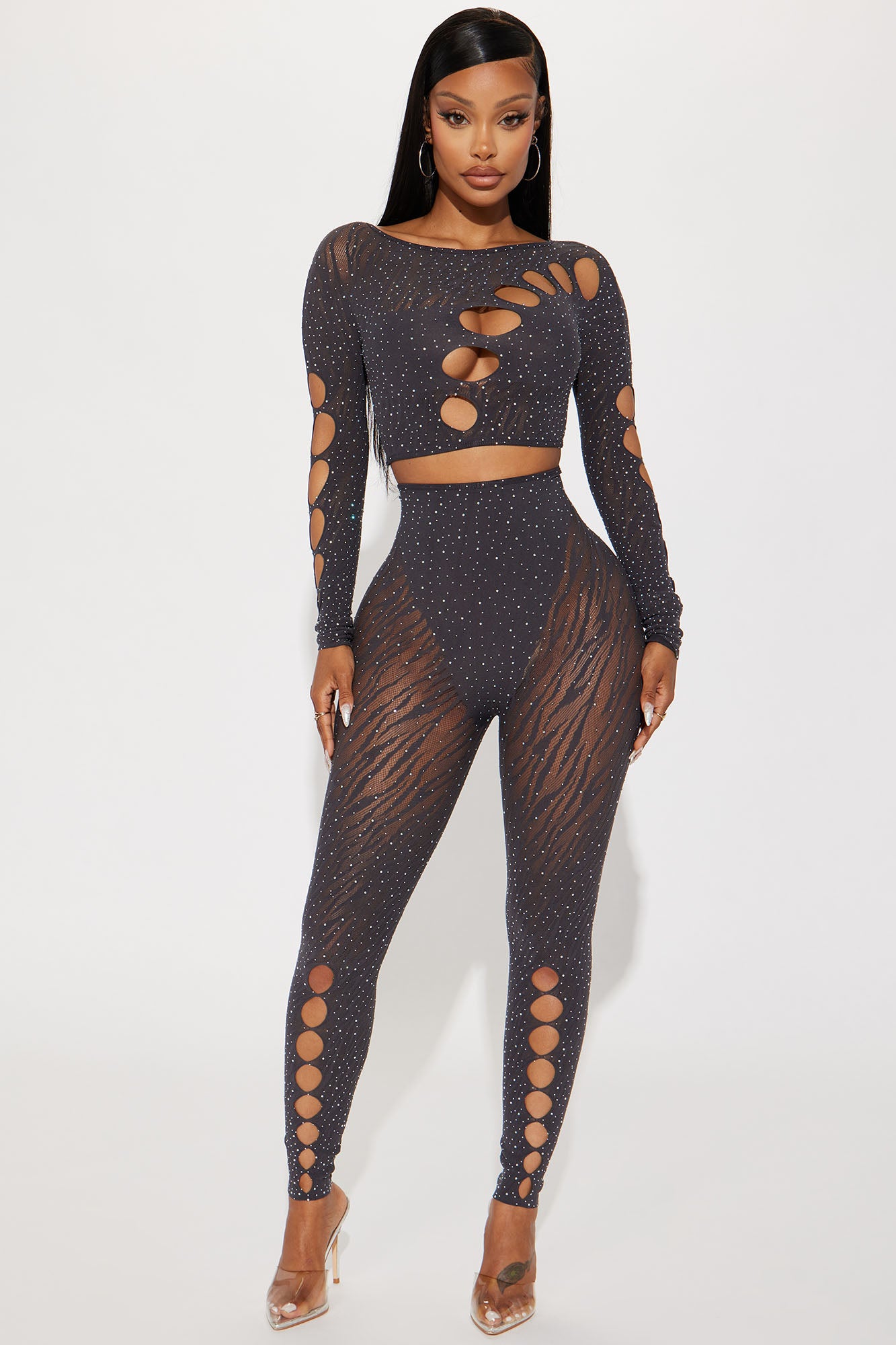 Kali Rhinestone Seamless Legging Set