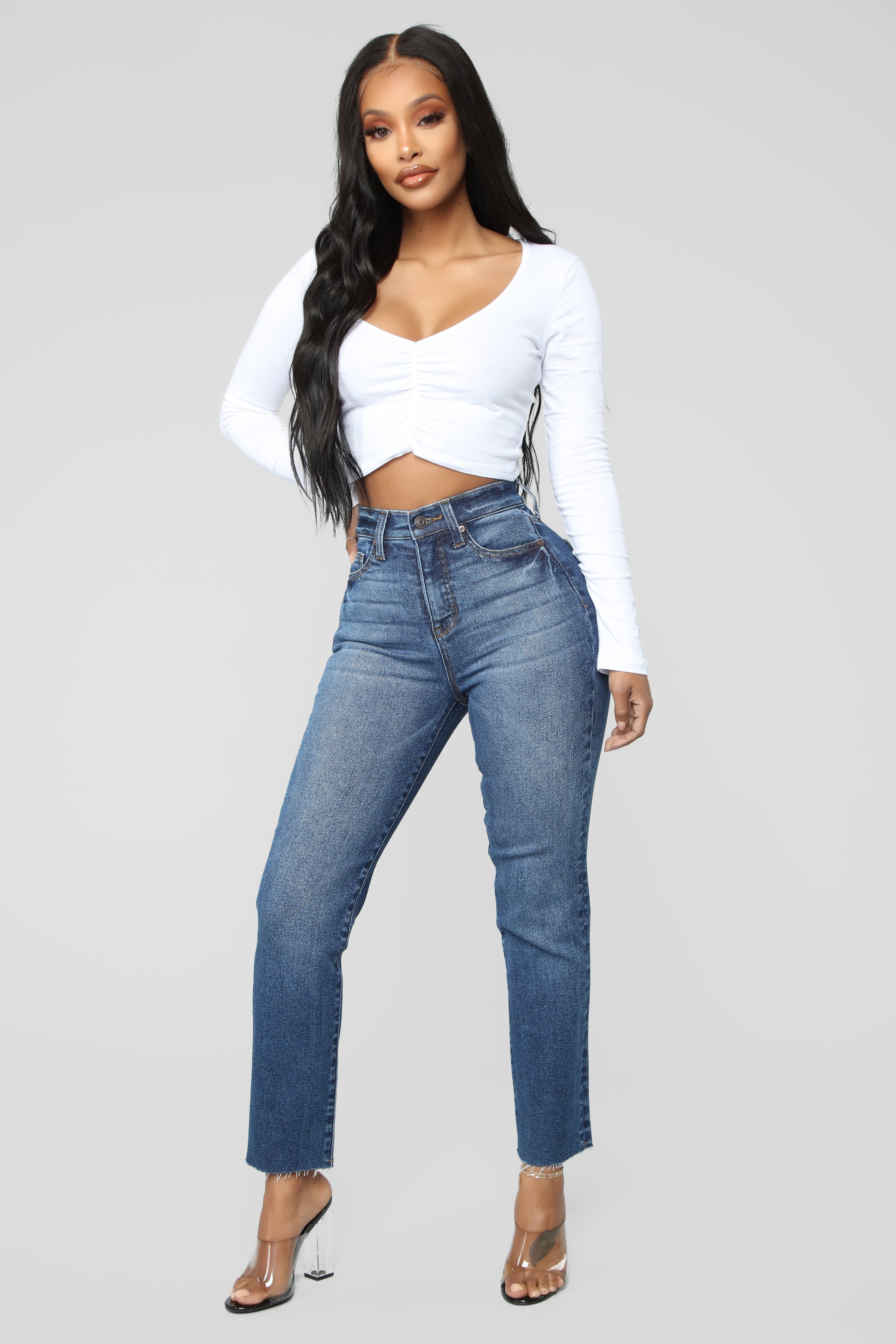 Burning Love High Rise Mom Jeans