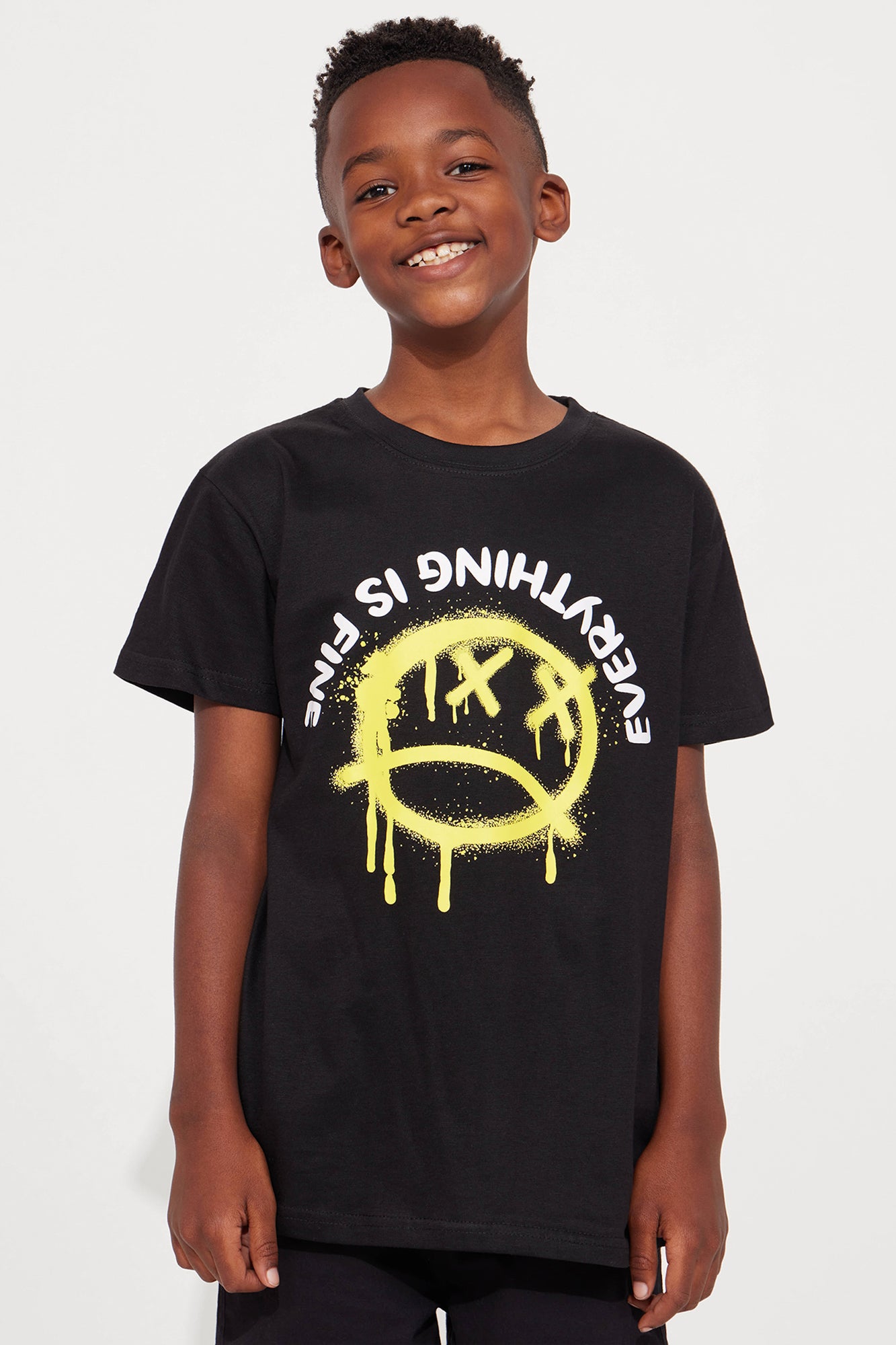 Mini Everything Is Fine Graphic Short Sleeve T-Shirt