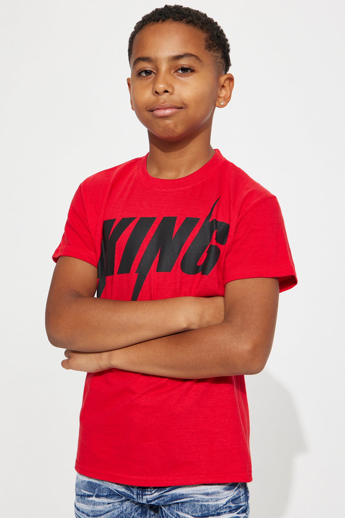 Mini Stay Strong King Short Sleeve Tee