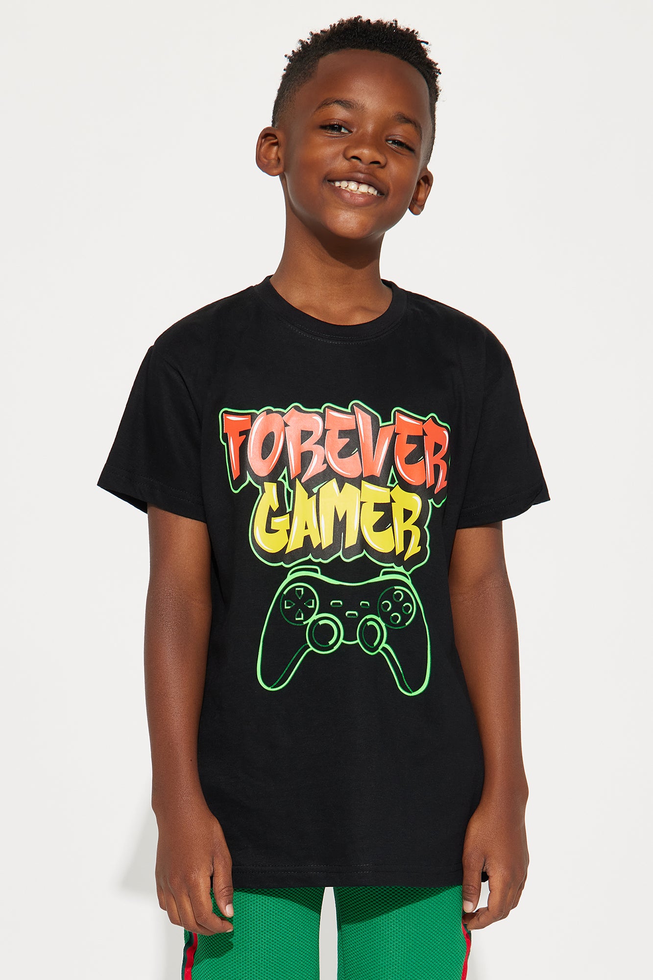 Mini Forever Gamer Graphic Short Sleeve T-Shirt