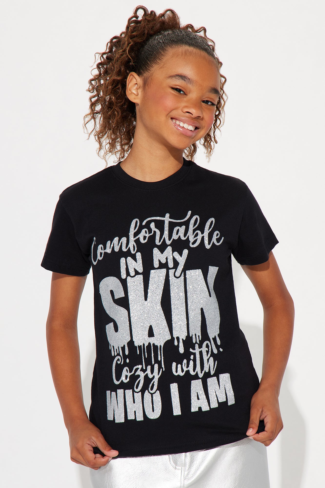 Mini Comfortable In My Skin Short Sleeve Tee