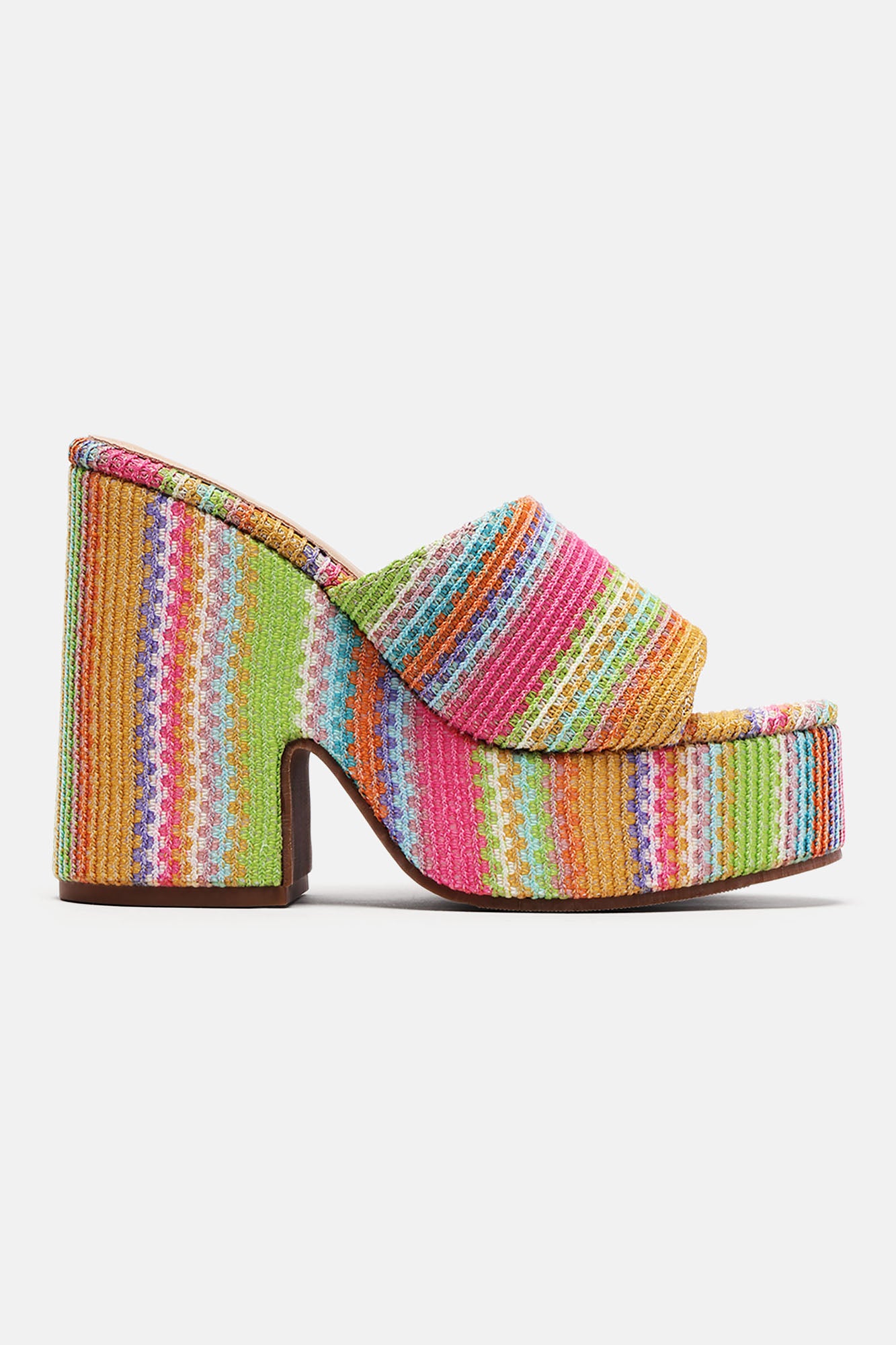Who's That Girl Crochet Heeled Sandals