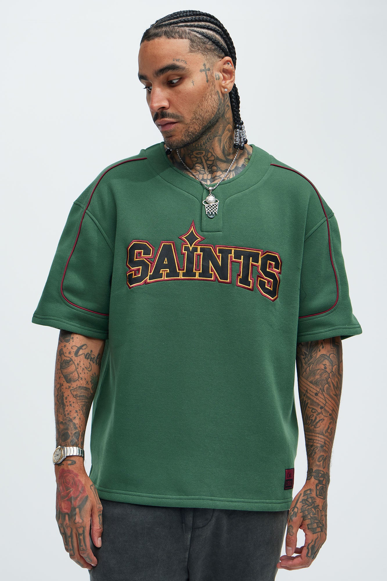 Saint Worldwide Short Sleeve Henley