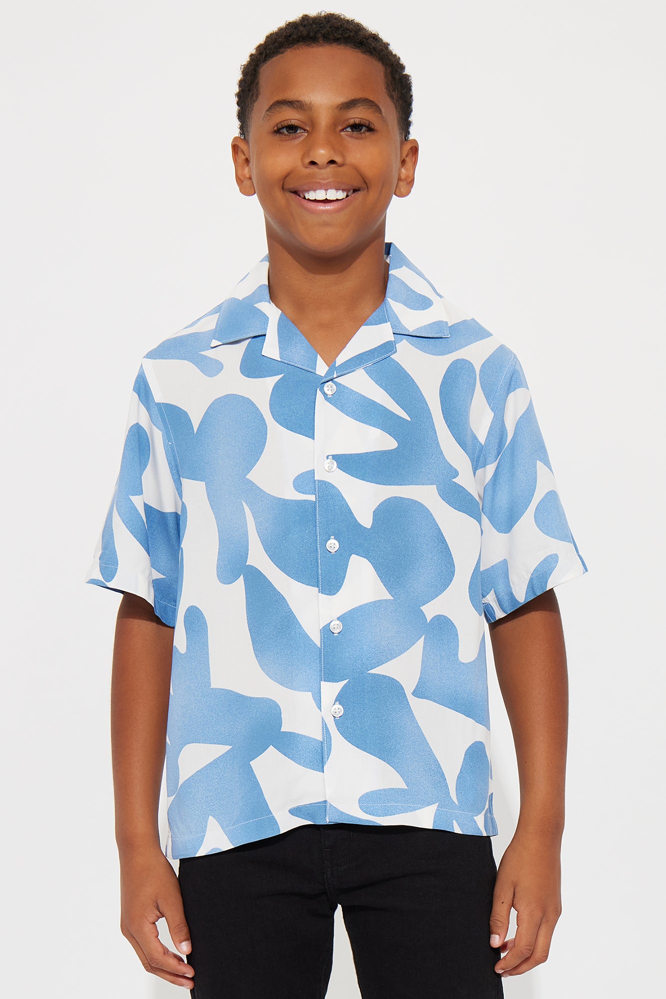 Mini Bold Metric Cuban Shirt