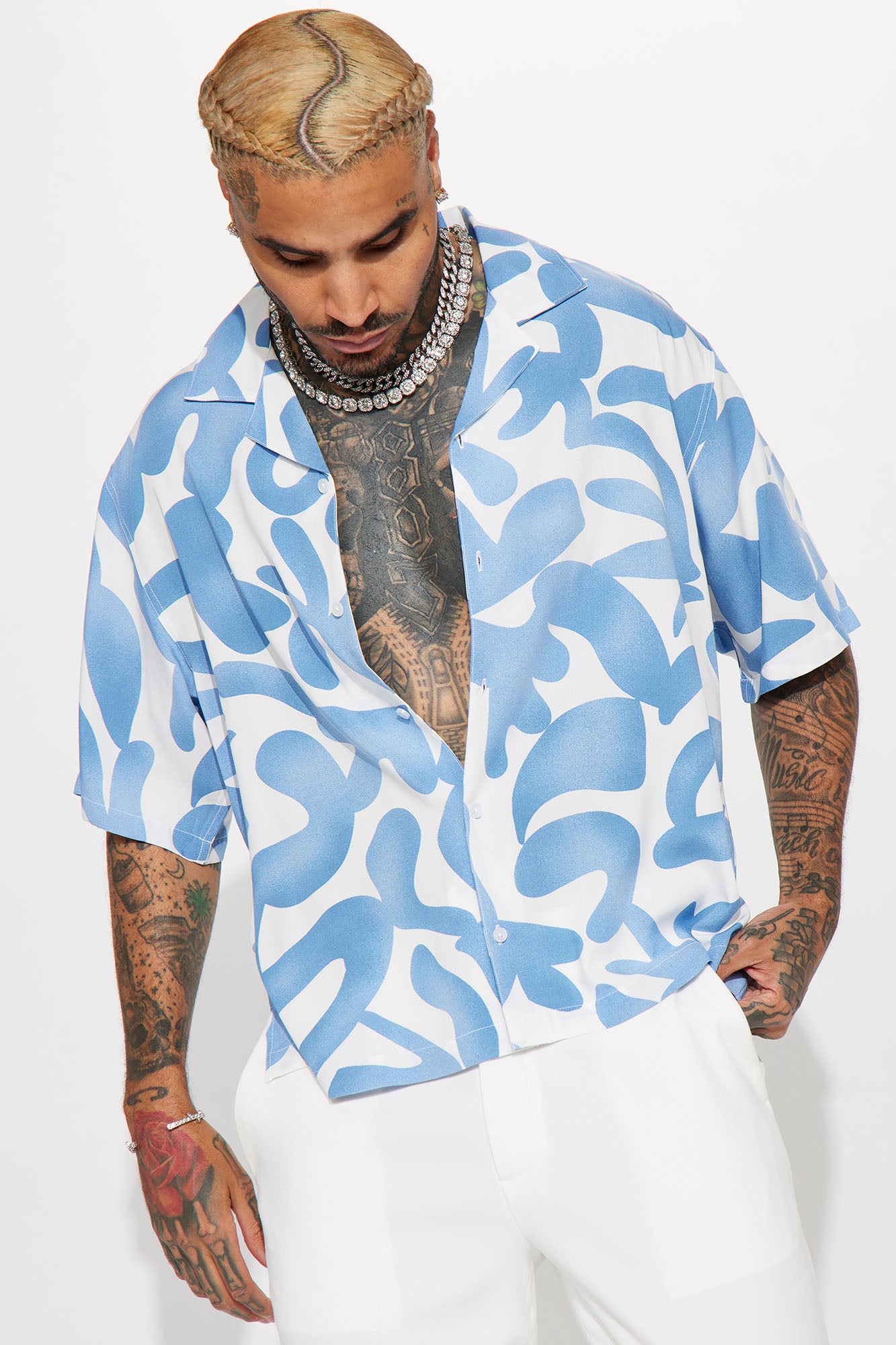 Bold Metric Cuban Shirt