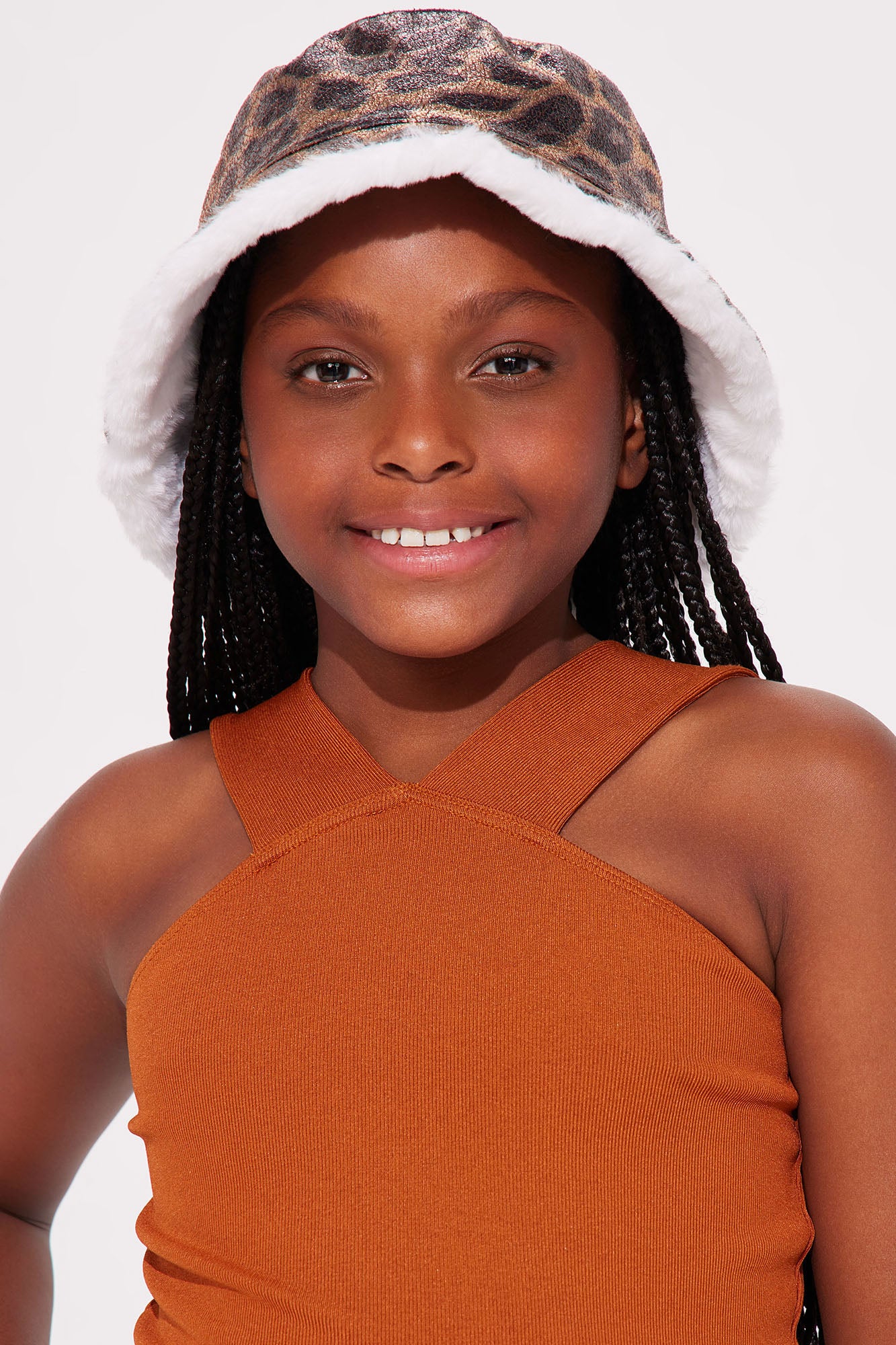 Mini Shimmer Cheetah Bucket Hat