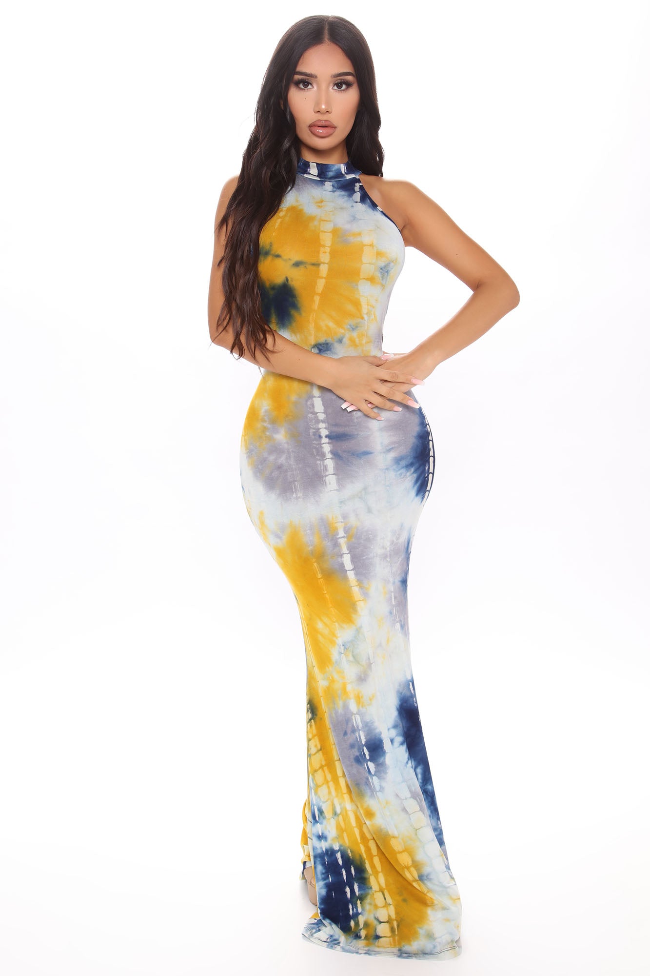 My Best Tie Dye Maxi Dress