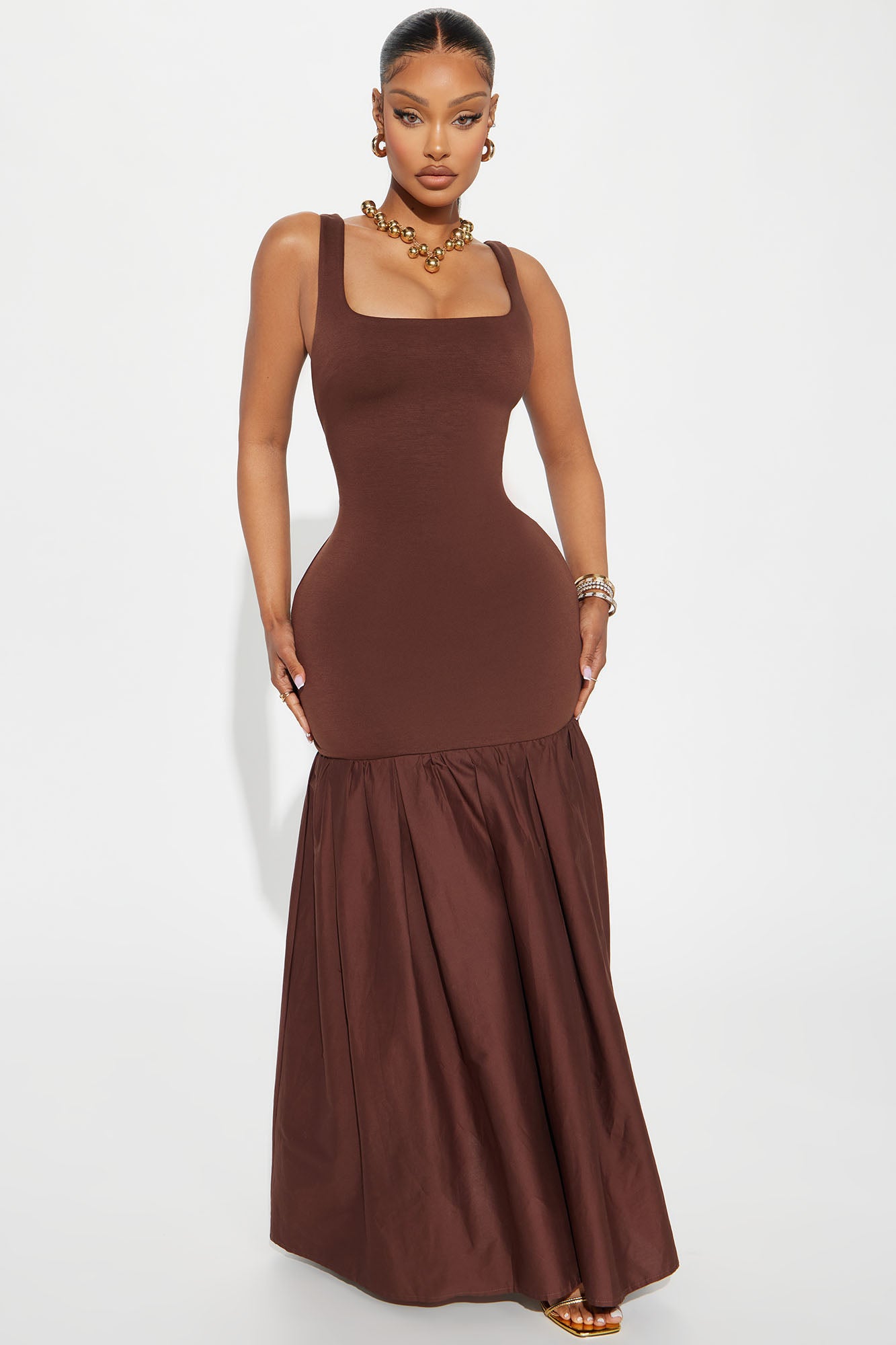 Caroline Poplin Maxi Dress