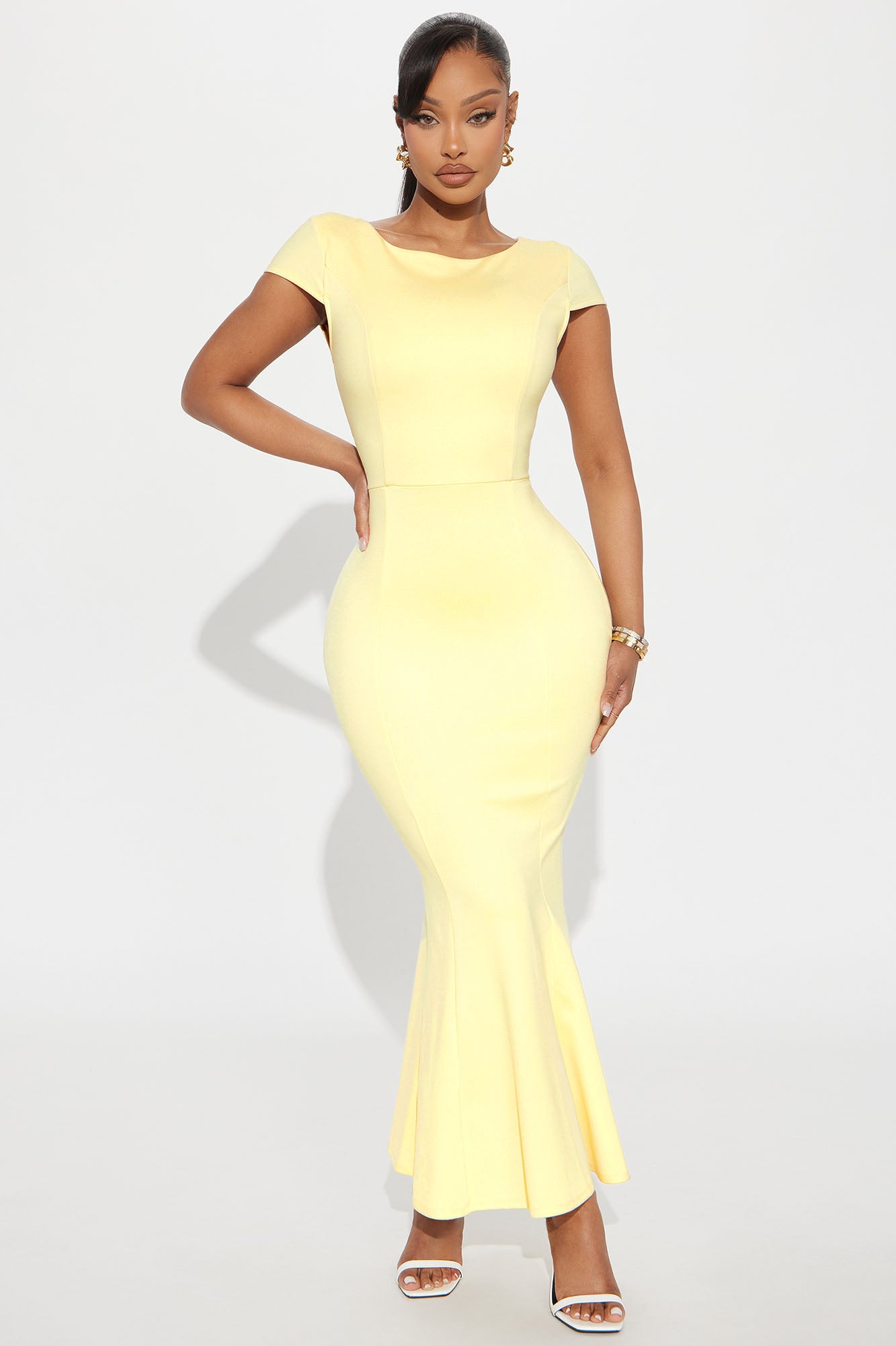 The Mia Ponte Mermaid Maxi Dress