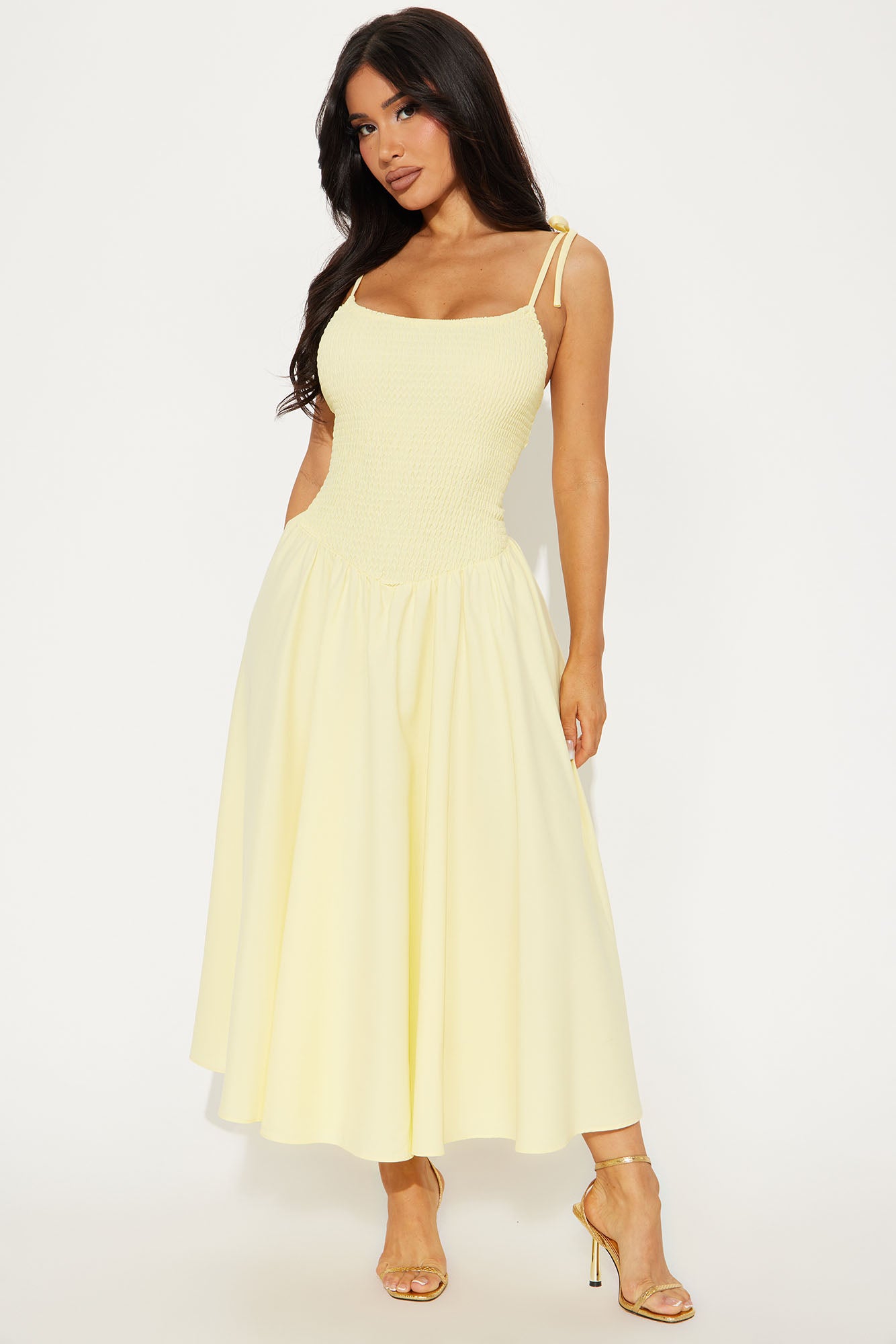Mandy Poplin Midi Dress