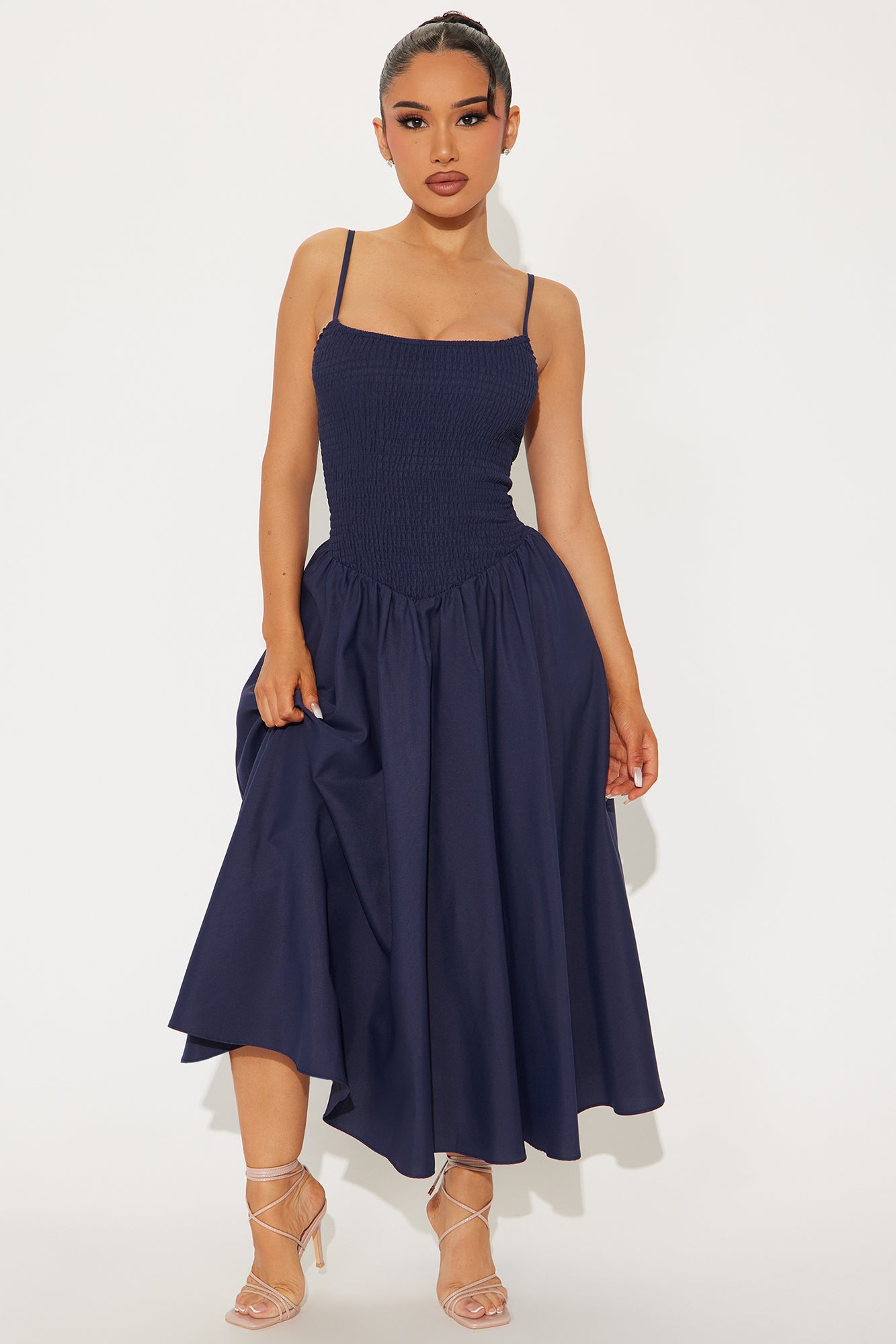 Mandy Poplin Midi Dress