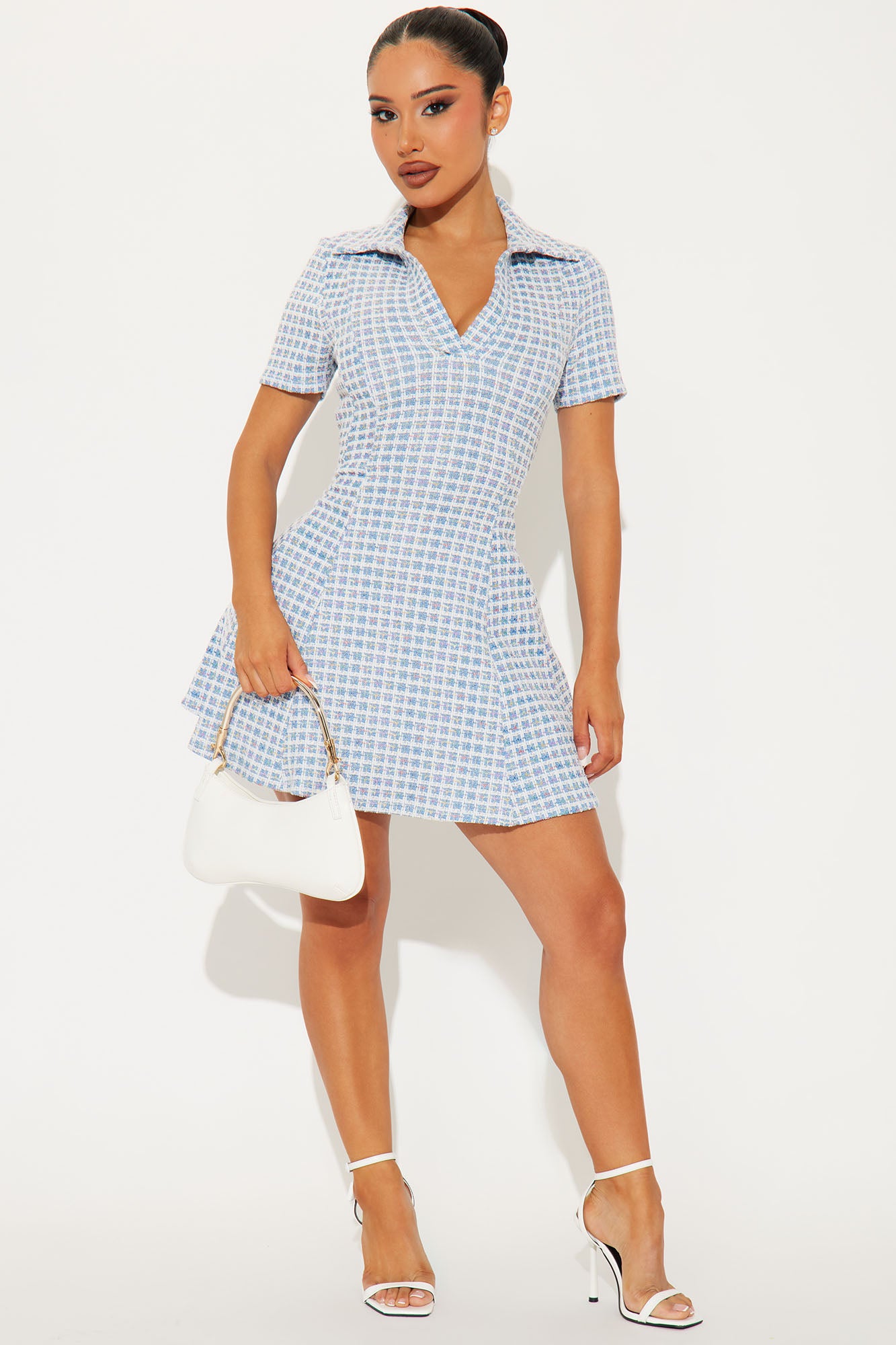 Beverly Hills Tweed Micro Mini Dress