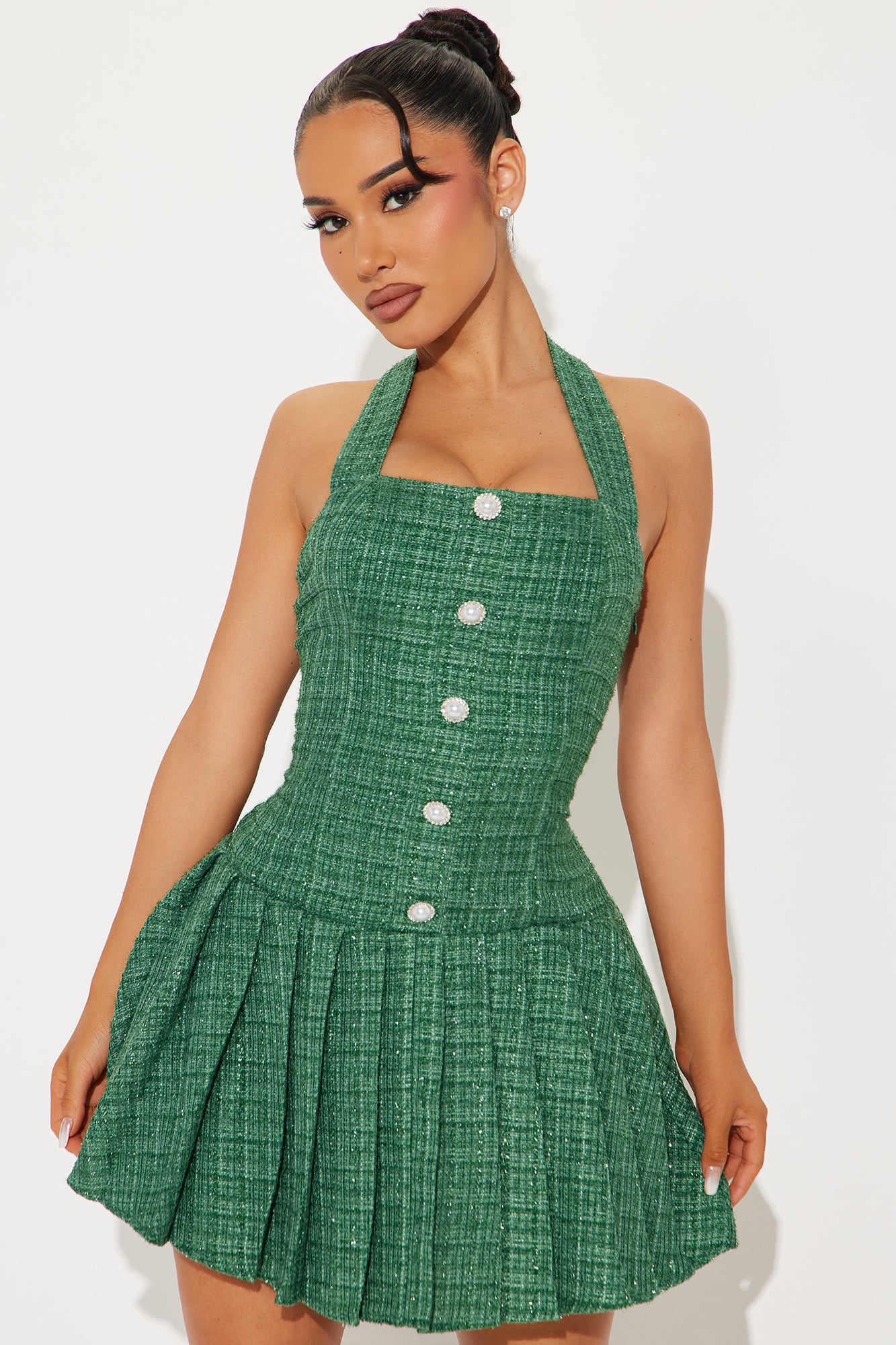 Odette Tweed Mini Dress
