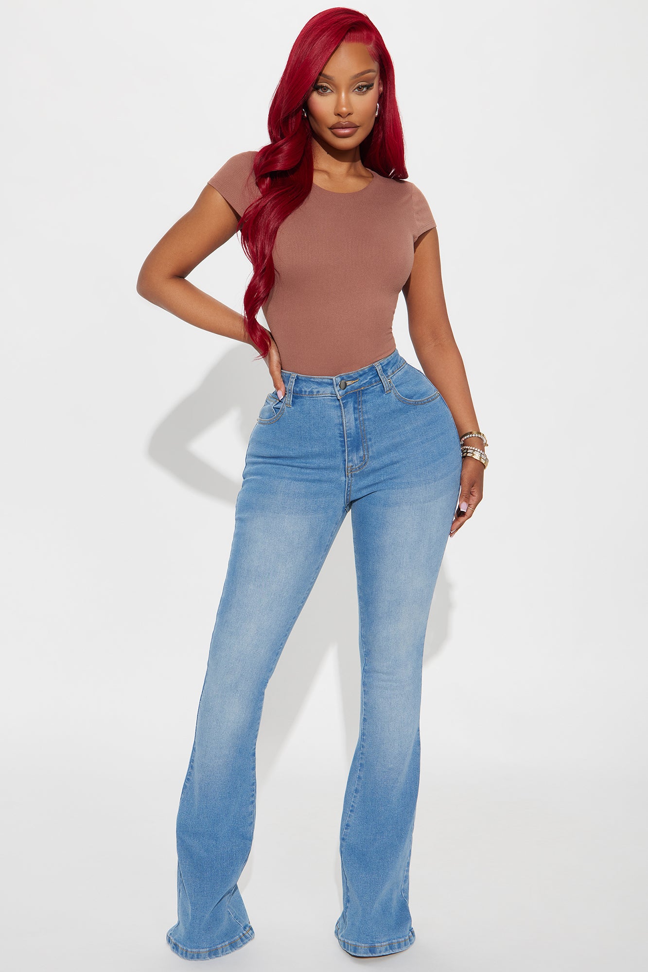 Called Your Bluff Stretch Bootcut Jeans