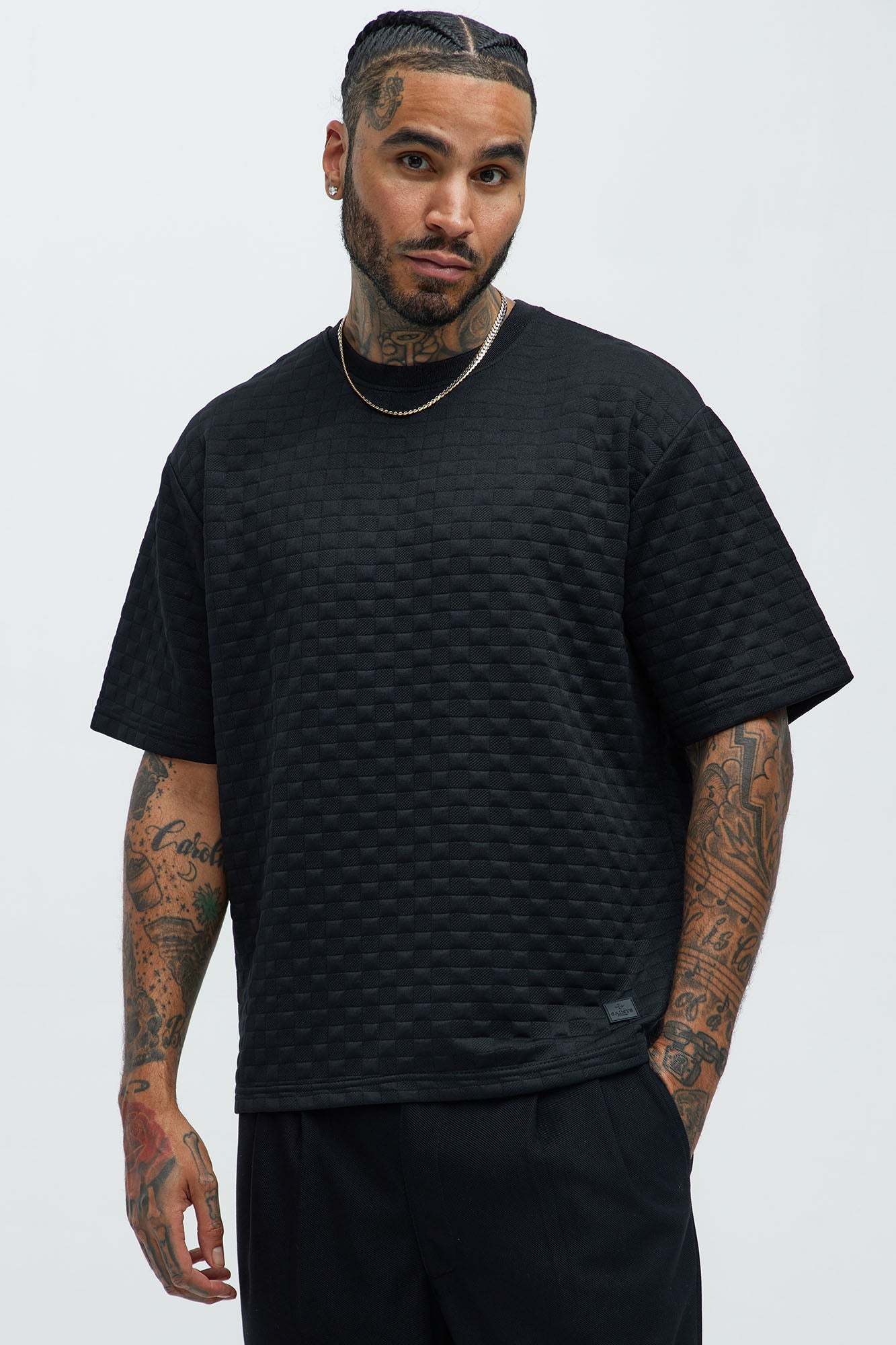 Check Mate Textured Tee