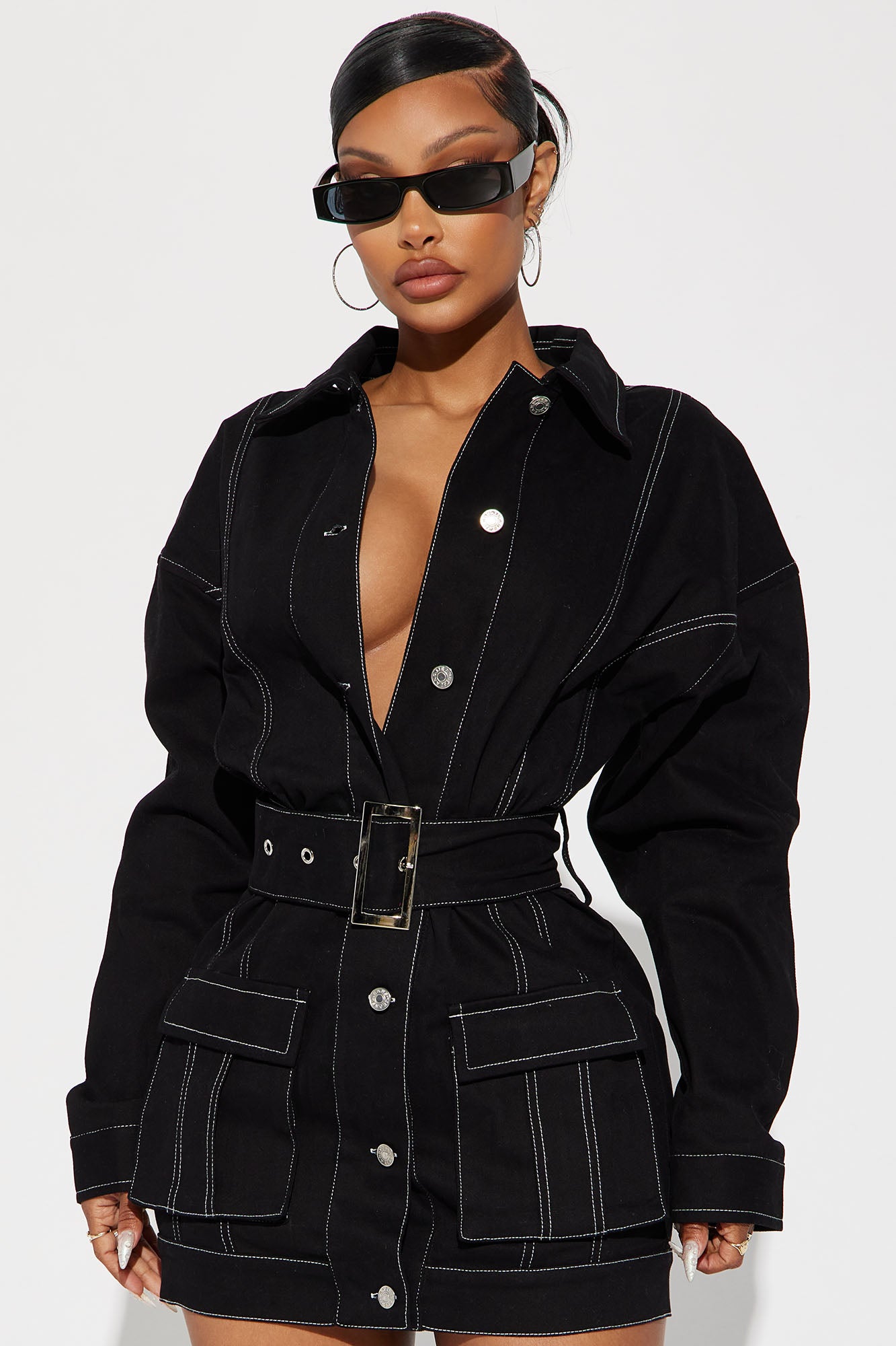 Stephanie Denim Mini Dress