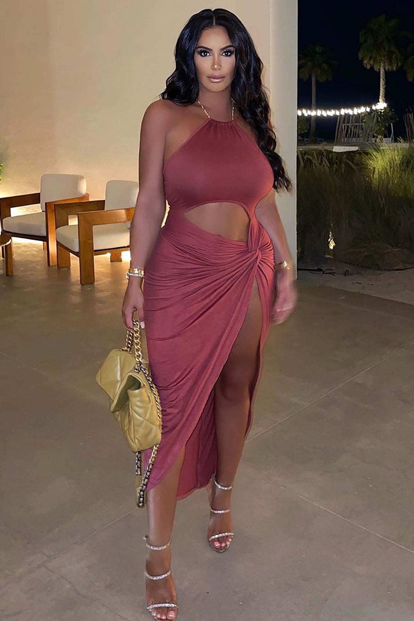 Laguna Beach Halter Maxi Dress