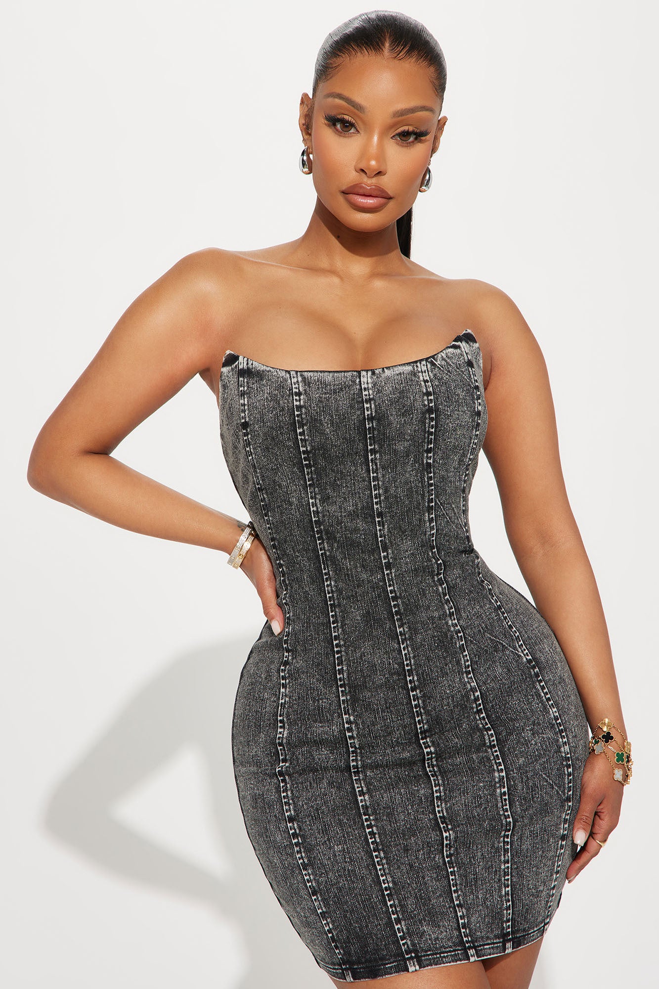 Doll In Denim Mini Dress