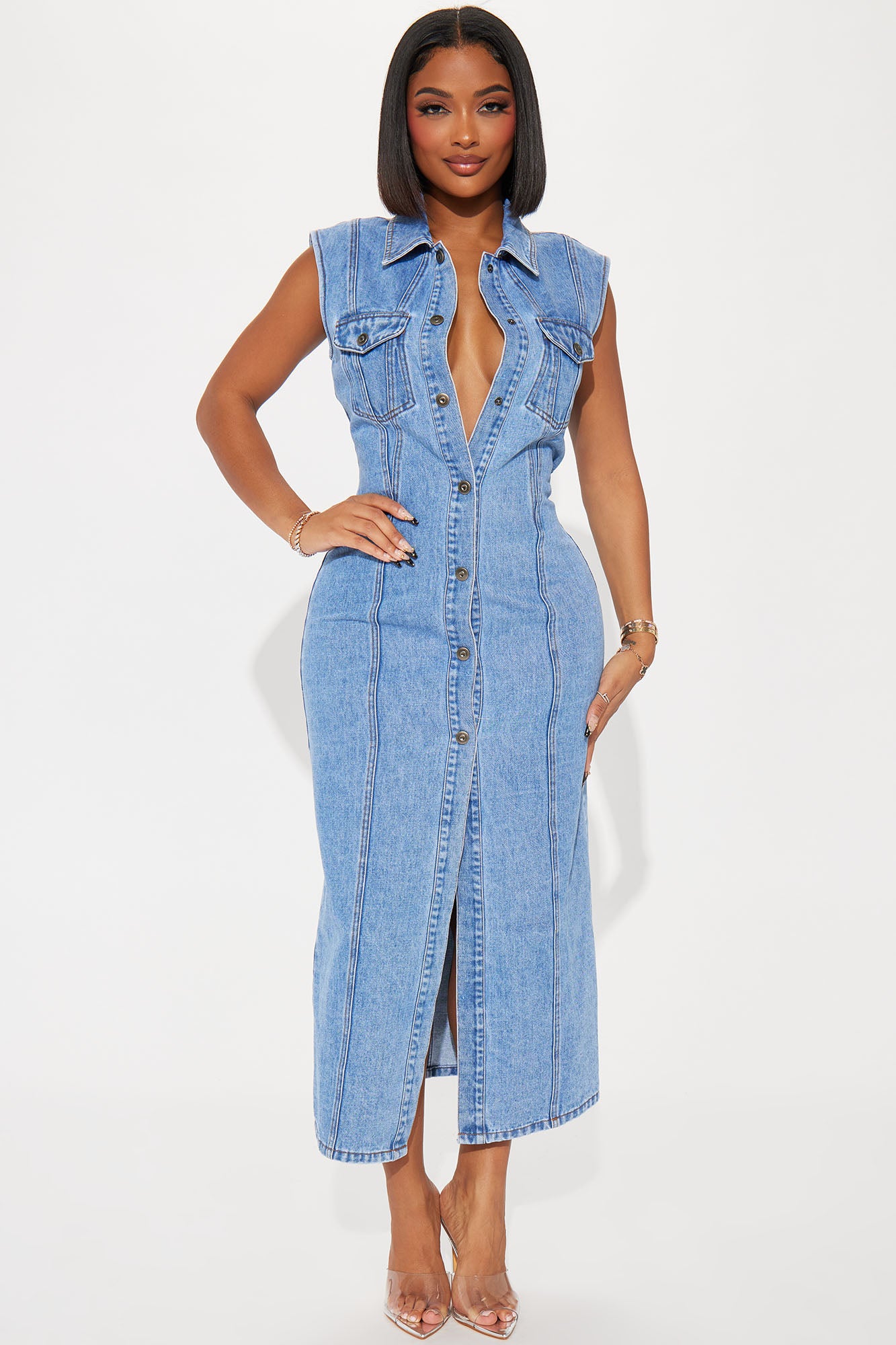 Tallahassee Denim Maxi Dress