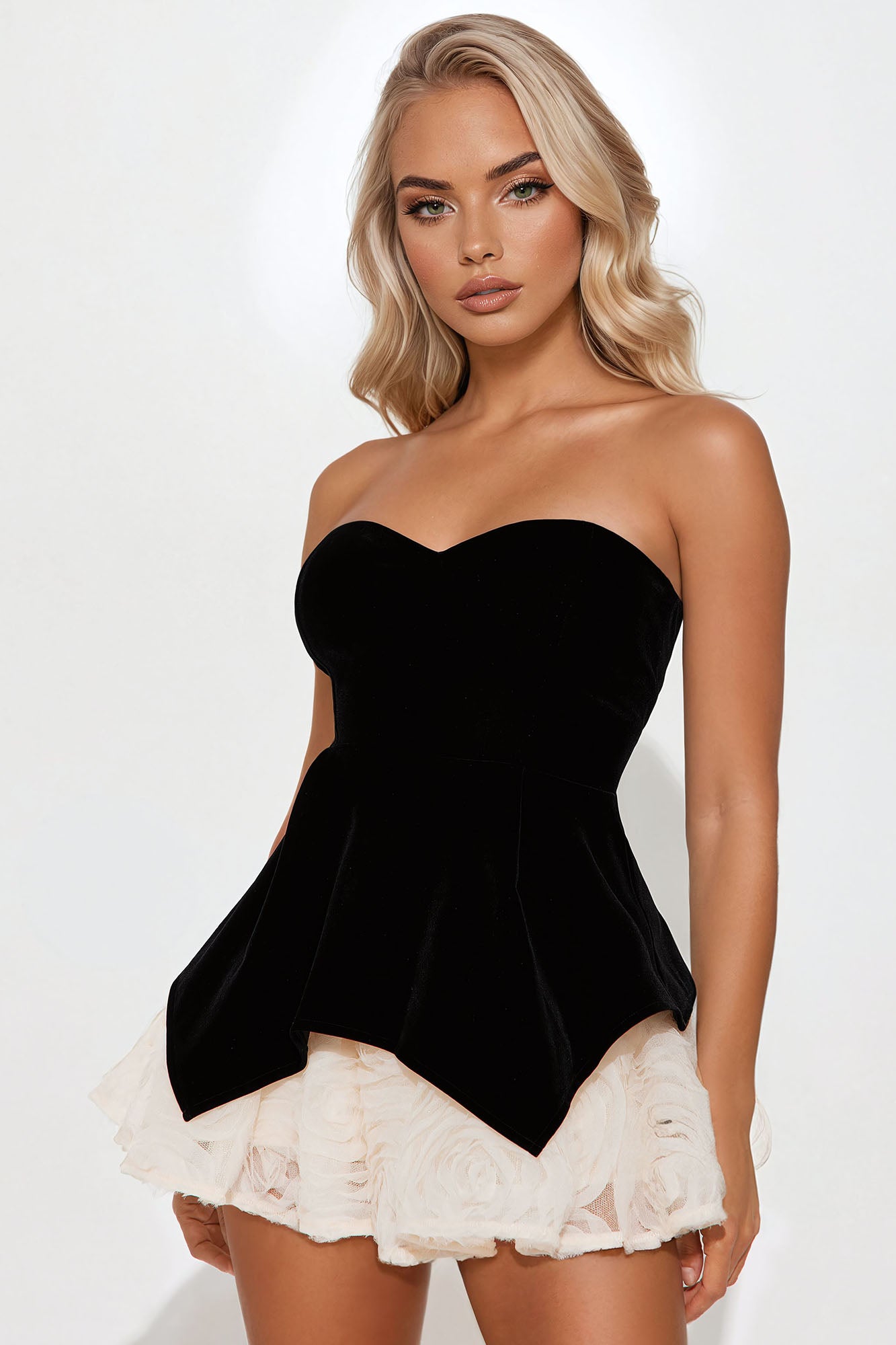 Analina Velvet Mini Dress