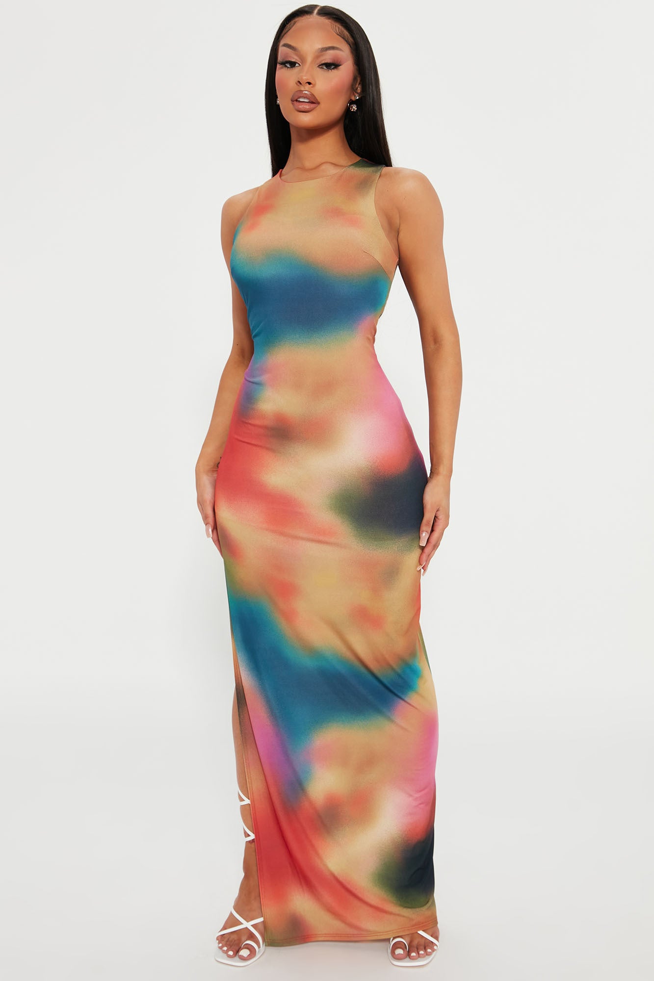 California Coastline Maxi Dress
