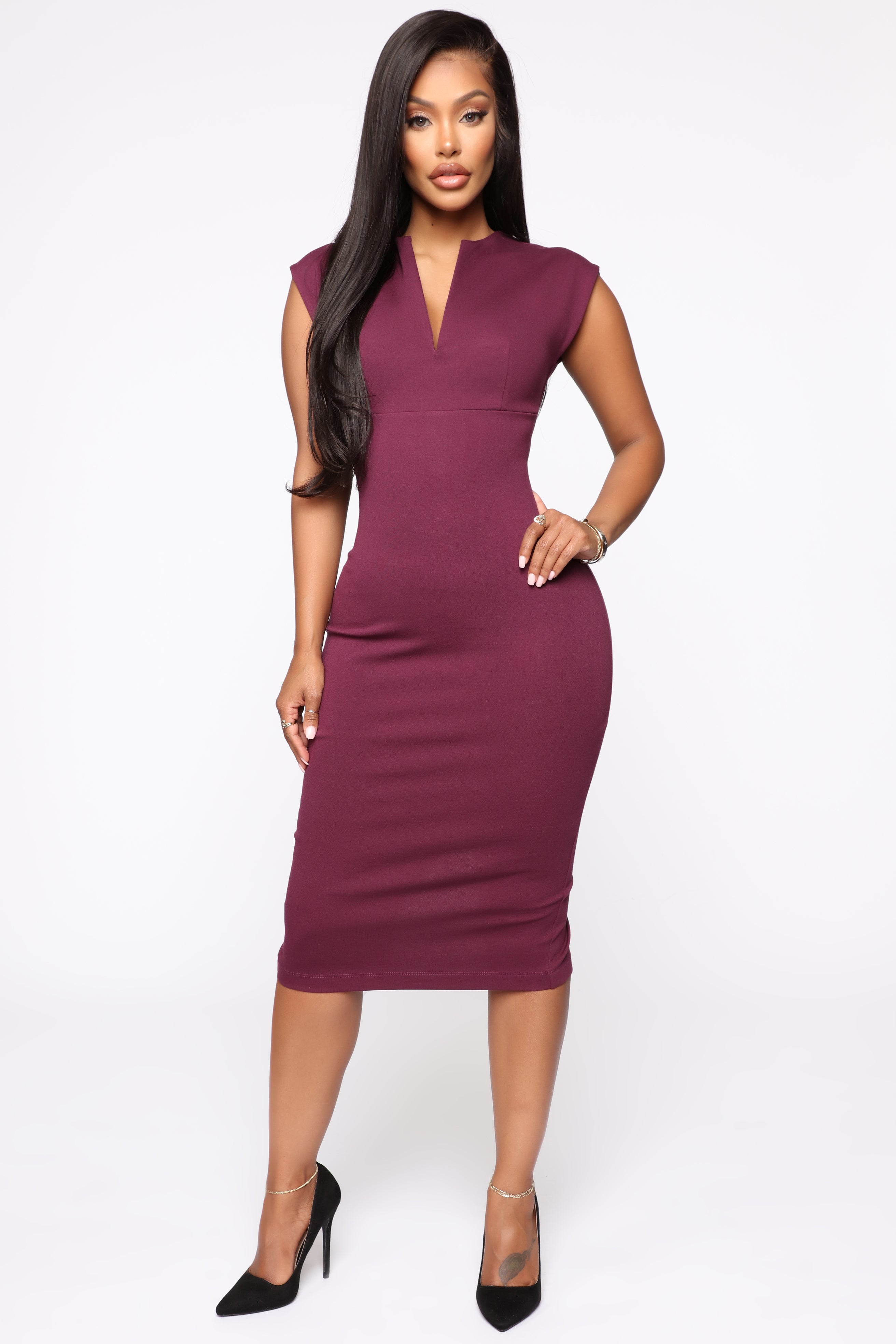 CEO Moves Midi Dress
